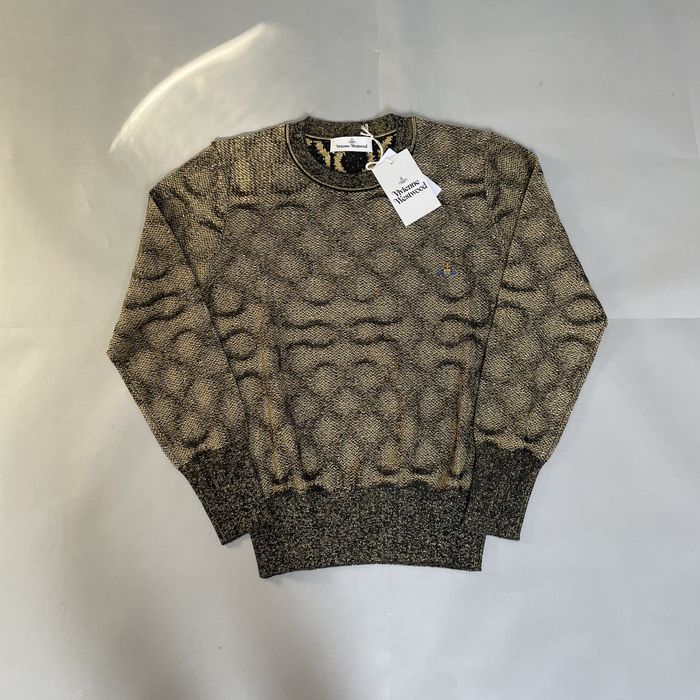 Vivienne Westwood NEW Vivienne Westwood Squiggle Jumper Knit Crewneck ...