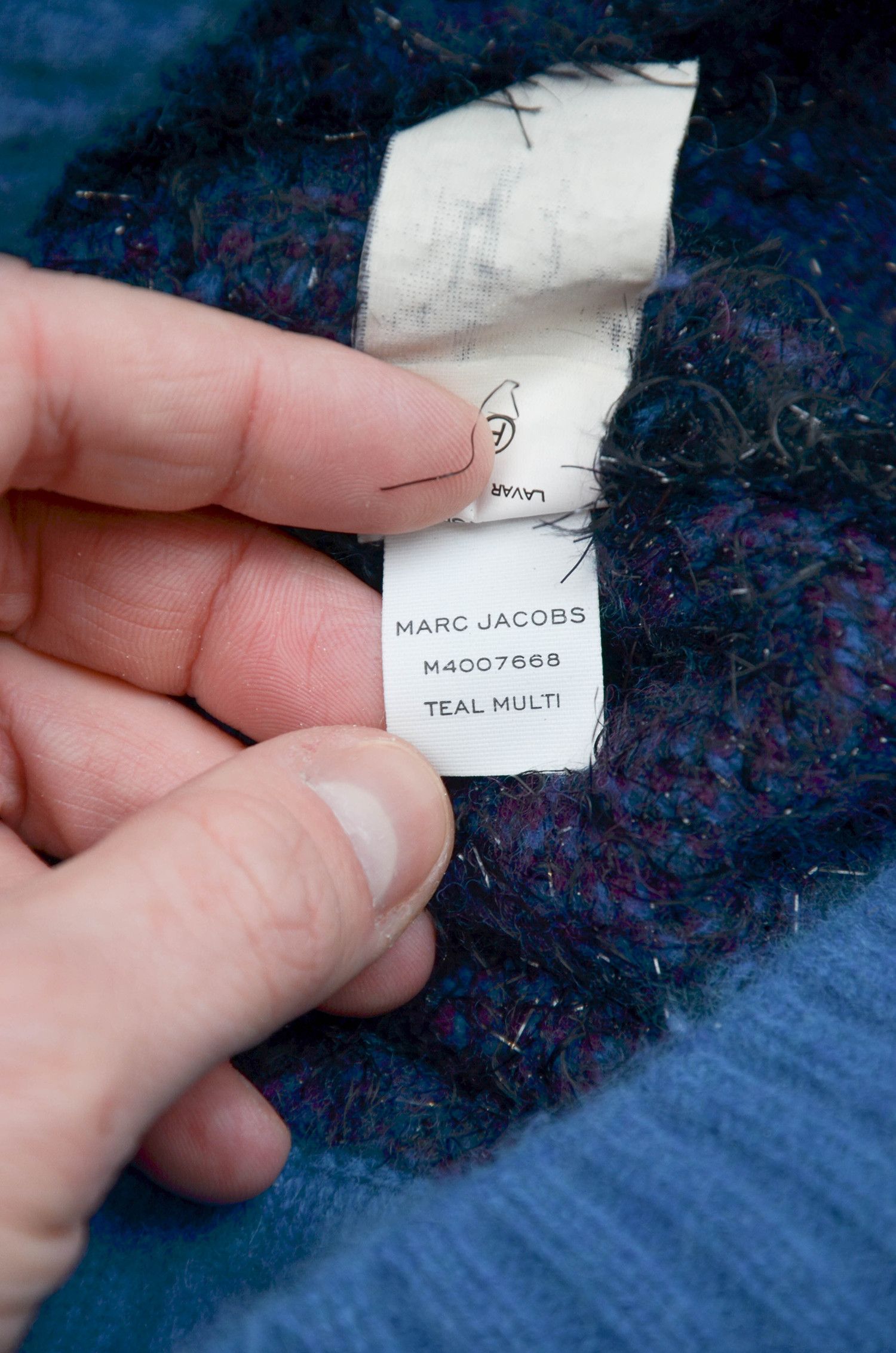 Marc Jacobs Marc Jacobs Fuzzy Leopard Sweater Blue Purple M Size M / US 6-8 / IT 42-44 - 12 Thumbnail