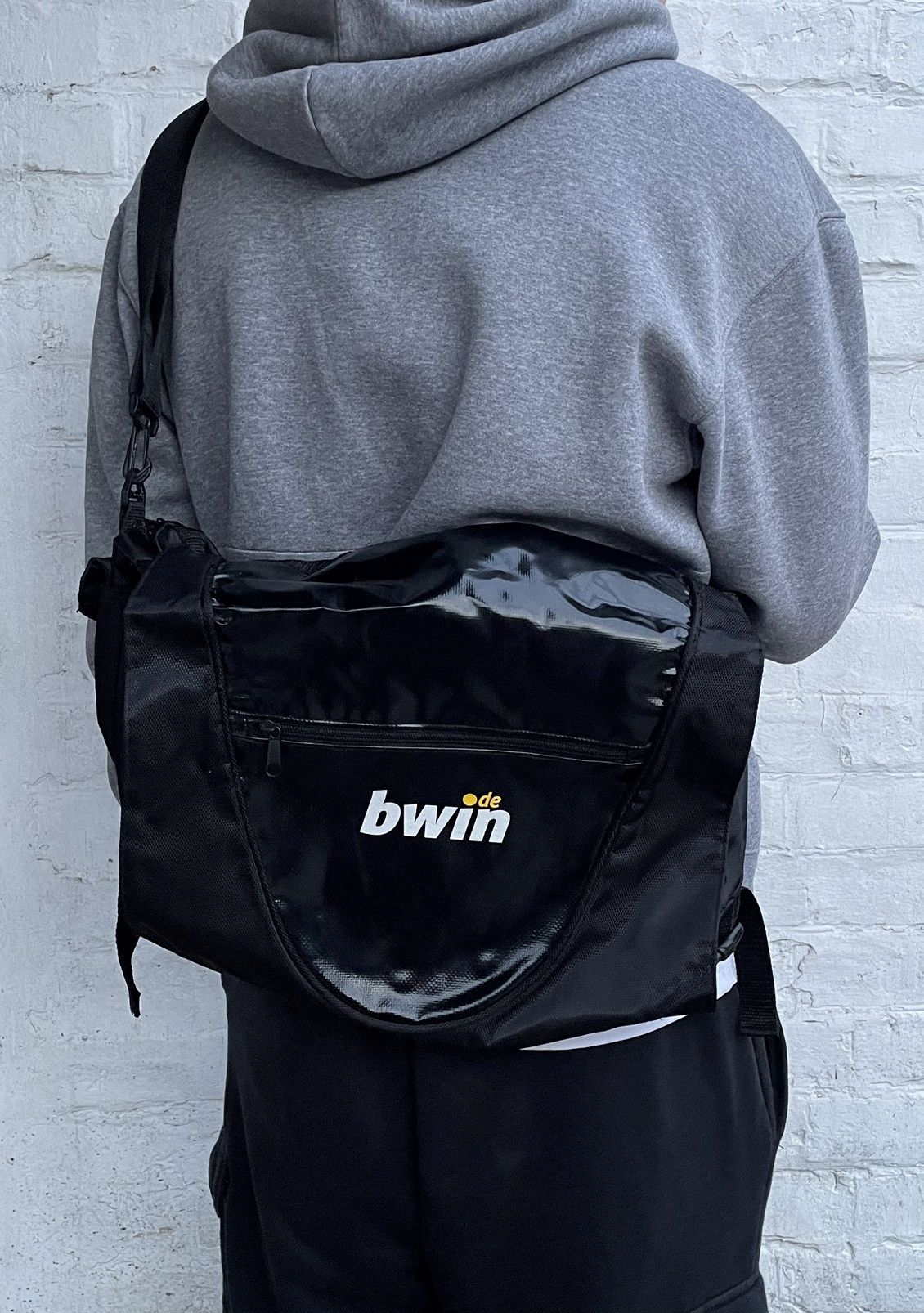 Other 🔥 VINTAGE MESSENGER BAG Y2K CROSSBODY DRILL BLOKECORE 🔥 Size ONE SIZE - 2 Thumbnail