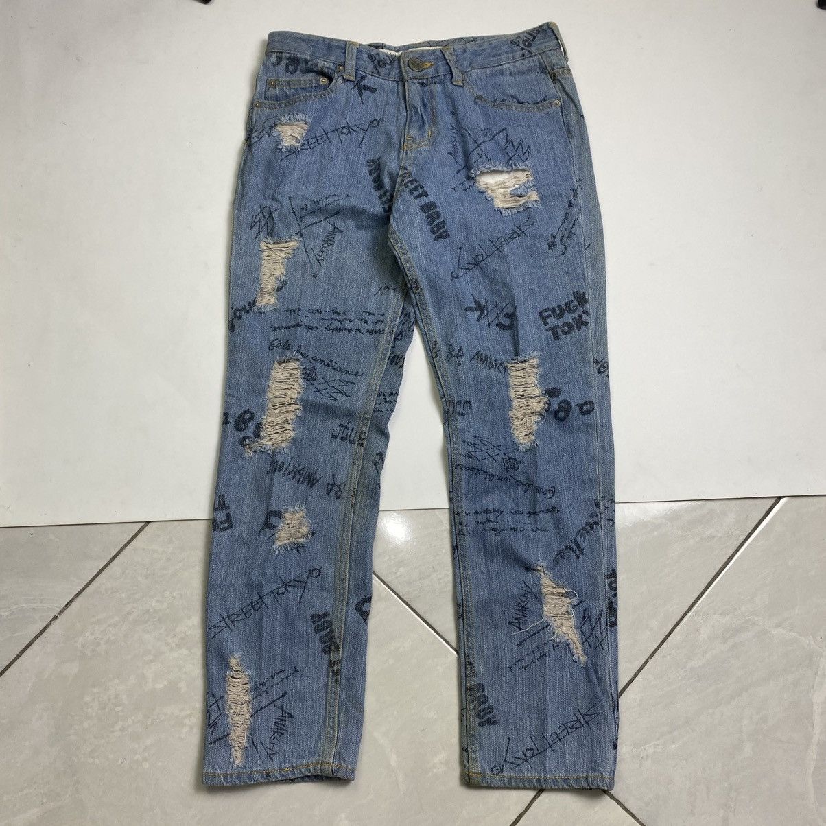 14th Addiction × Hysteric Glamour × If Six Was Nine 2000s jouetie - seditionaries jeans y2k punk style Size 28" / US 6 / IT 42 - 2 Thumbnail