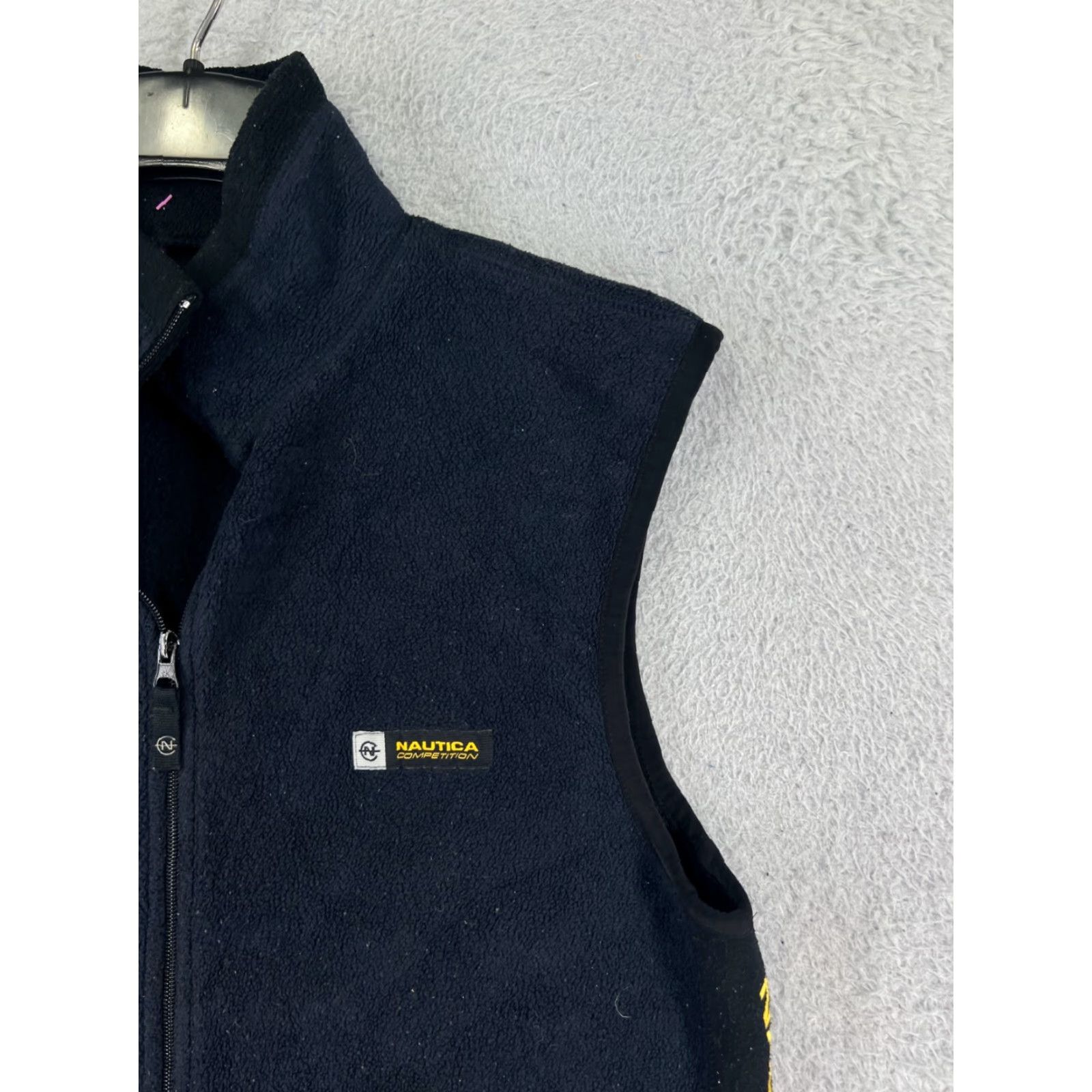 Nautica VINTAGE Nautica Vest Mens Large Blue Full Zip Made USA 100% Polyester Pockets Size US L / EU 52-54 / 3 - 4 Thumbnail