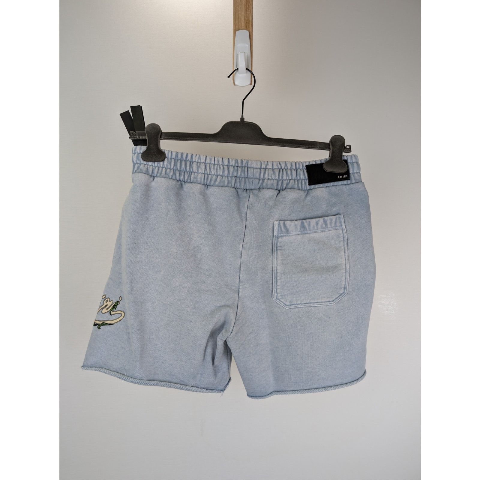 Amiri o1rshd1 Amiri Filigree Sweatshort Shorts in Ashley Blue Size US 32 / EU 48 - 15 Thumbnail