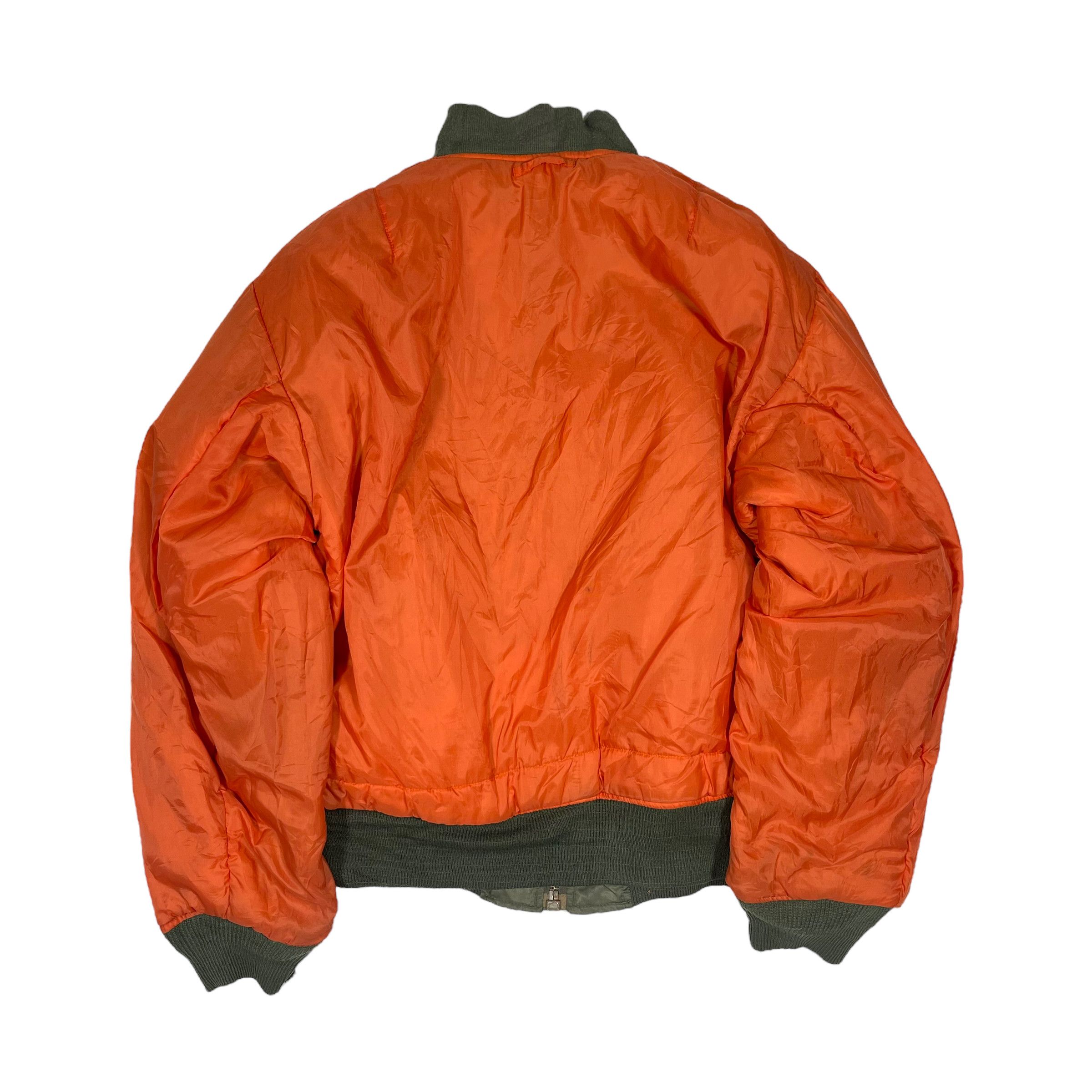 Vintage Vintage 1990s MA-1 Bomber Air Force Nylon Reversible Jacket Size US XL / EU 56 / 4 - 5 Thumbnail