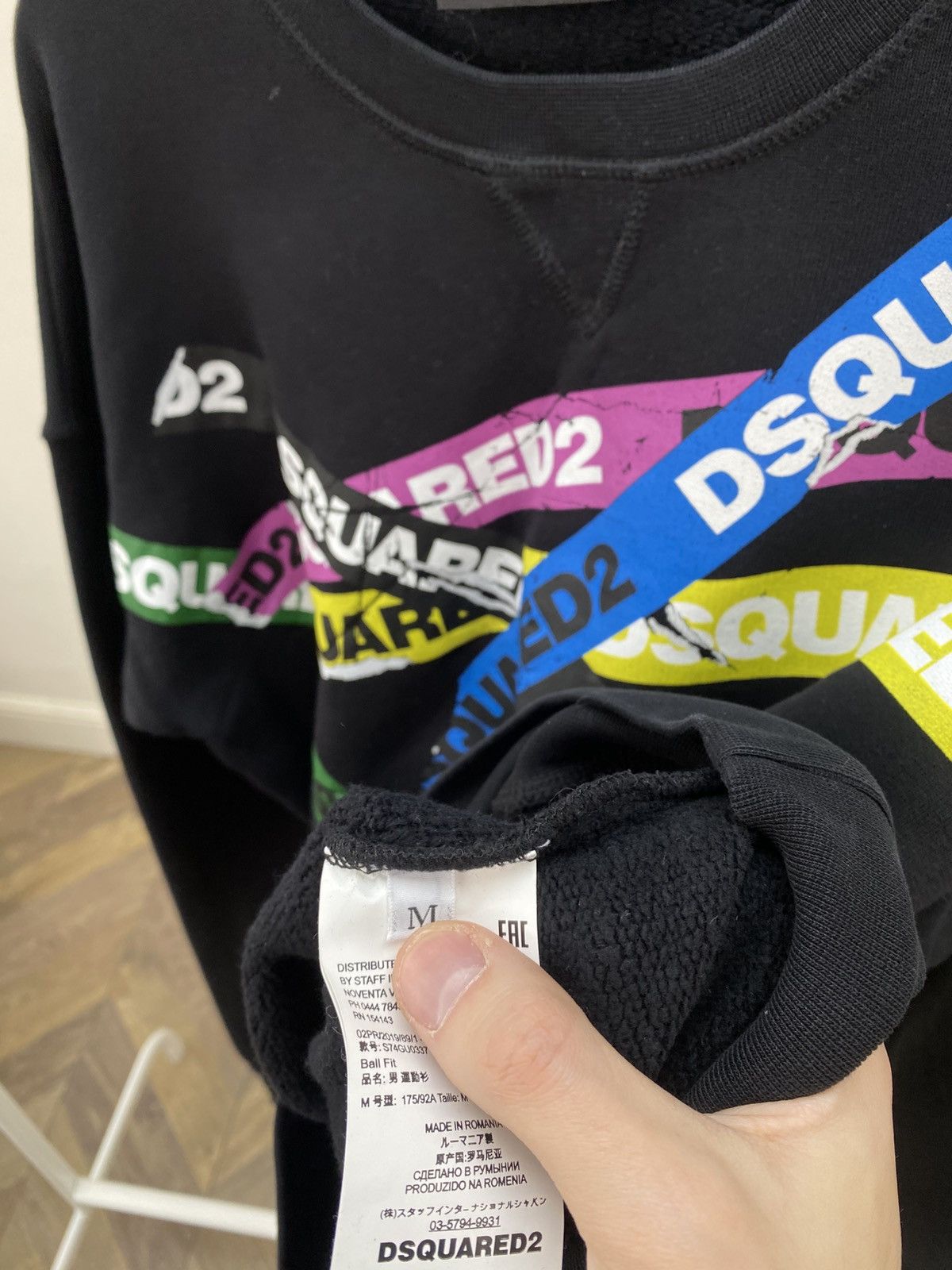 Dsquared2 Vintage Dsquared2 Tape Sweatshirt Size US M / EU 48-50 / 2 - 5 Thumbnail