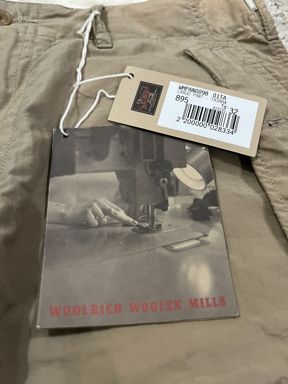 Woolrich Woolen Mills 🔥🔥 NWT WOOLRICH GARMENT DYED PARACHUTE CARGO Size US 32 / EU 48 - 6 Thumbnail