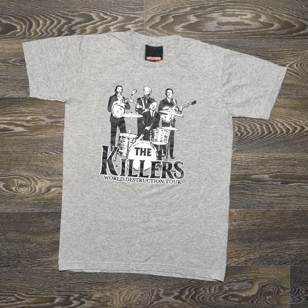 Vintage Vintage THE KILLERS Dictators World Destruction Tour T-shirt Size US M / EU 48-50 / 2 - 1 Thumbnail
