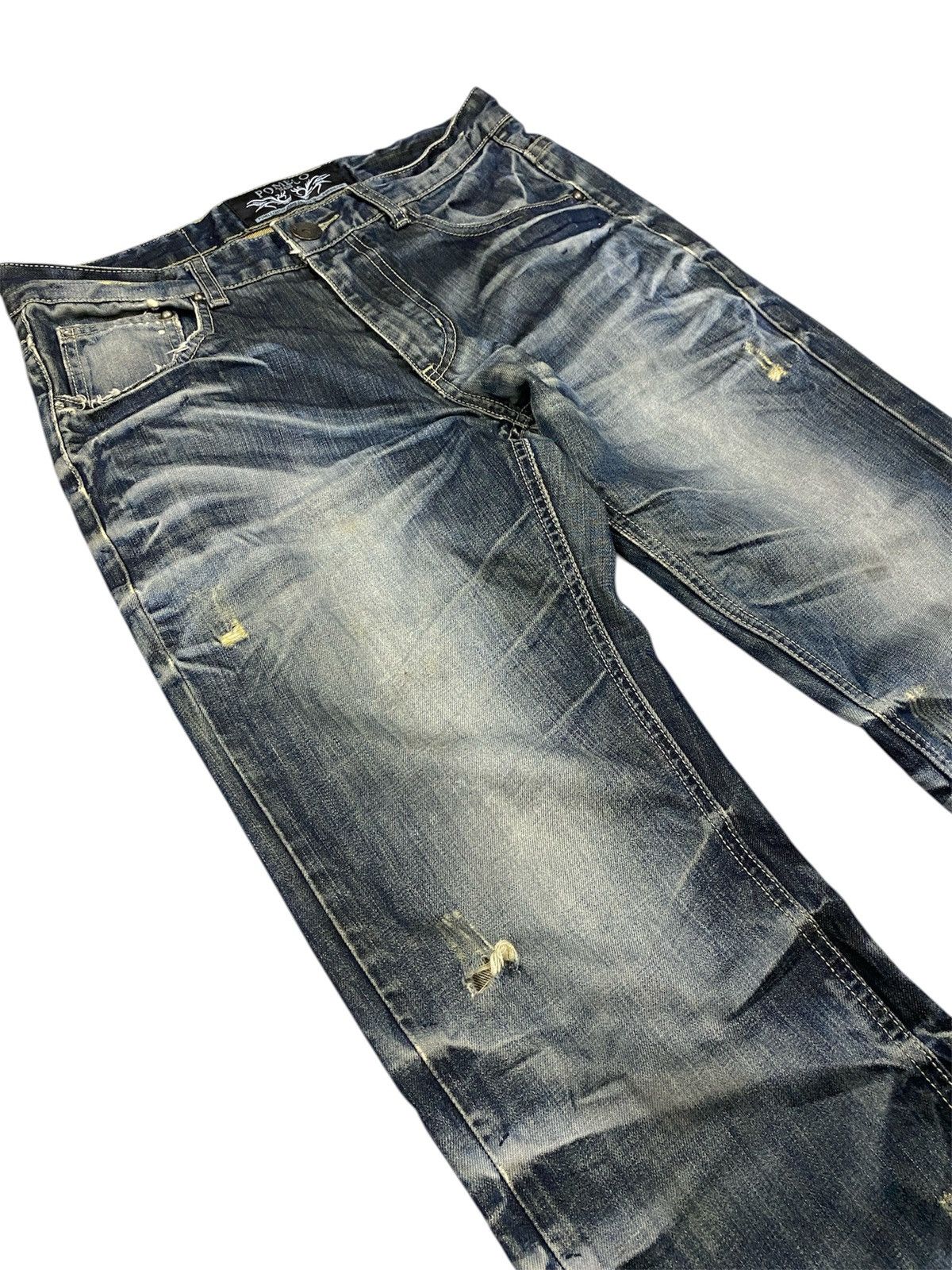 If Six Was Nine Vtg Pomelo Jeans Flared Size US 33 - 3 Thumbnail
