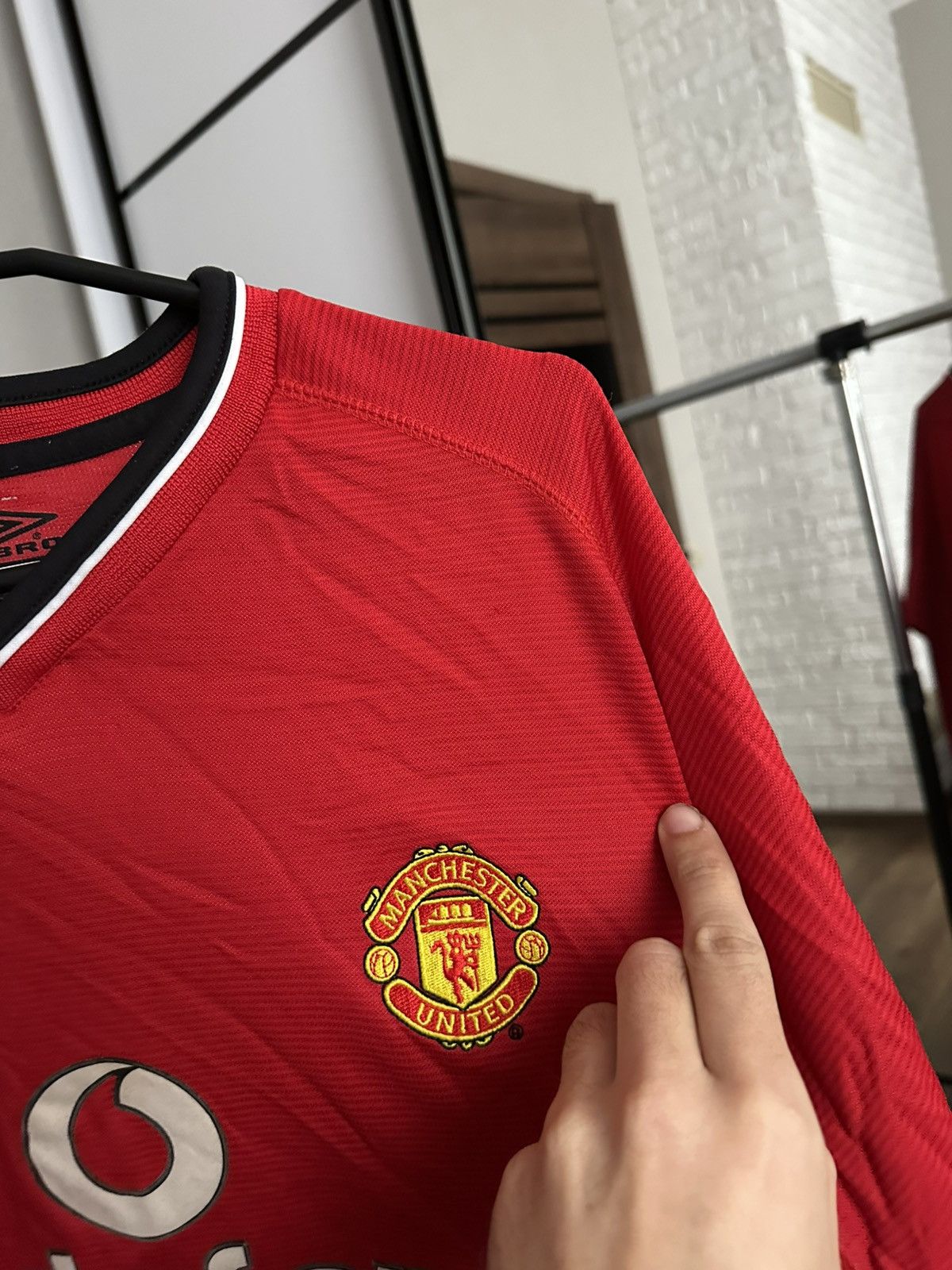 Umbro 2000/2002 Umbro Manchester United Vintage Soccer Jersey Size US XL / EU 56 / 4 - 9 Thumbnail