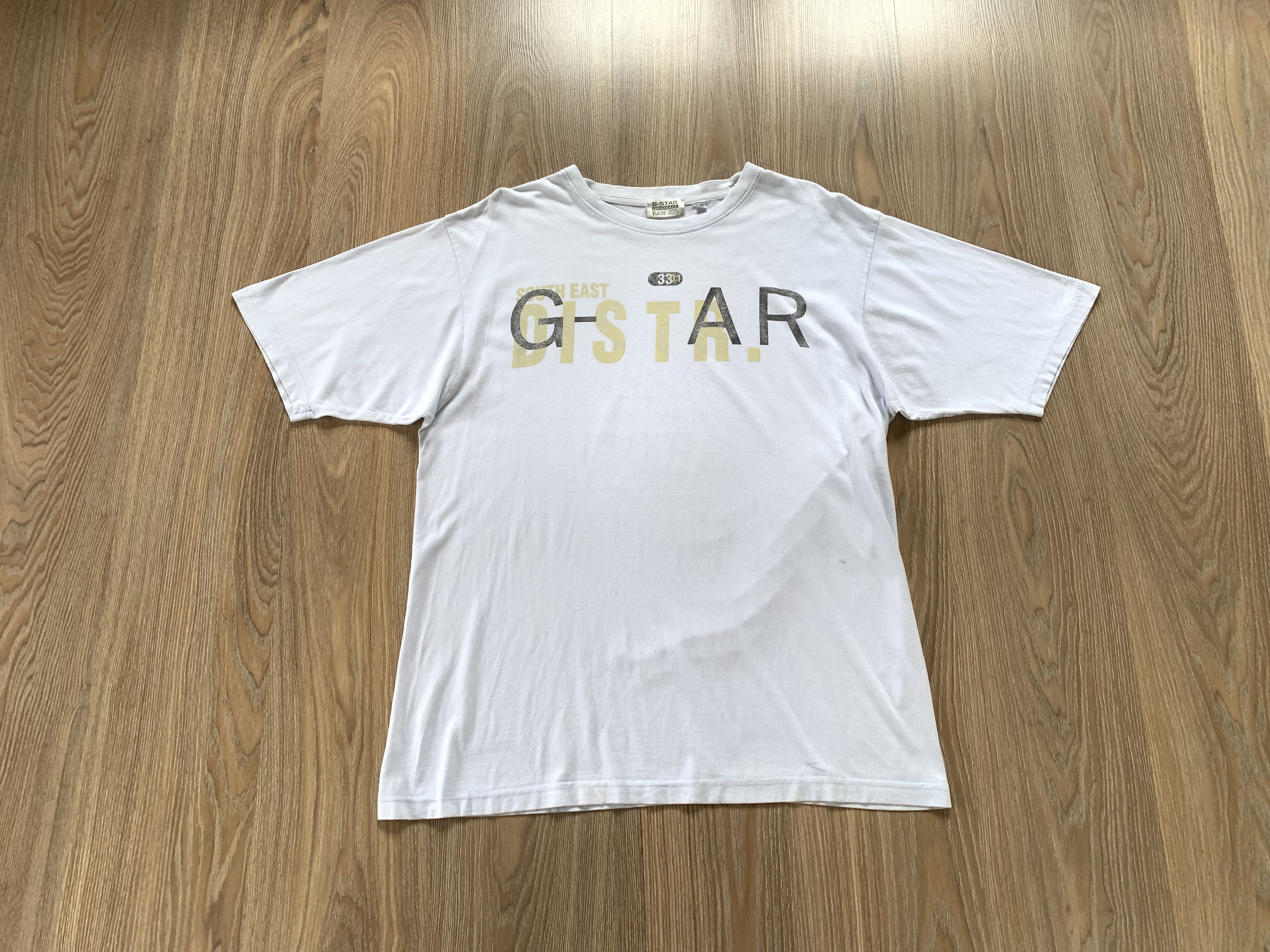 G-Star Rare G-Star Raw Vintage Cotton T Shirt White Size US XL / EU 56 / 4 - 1 Thumbnail