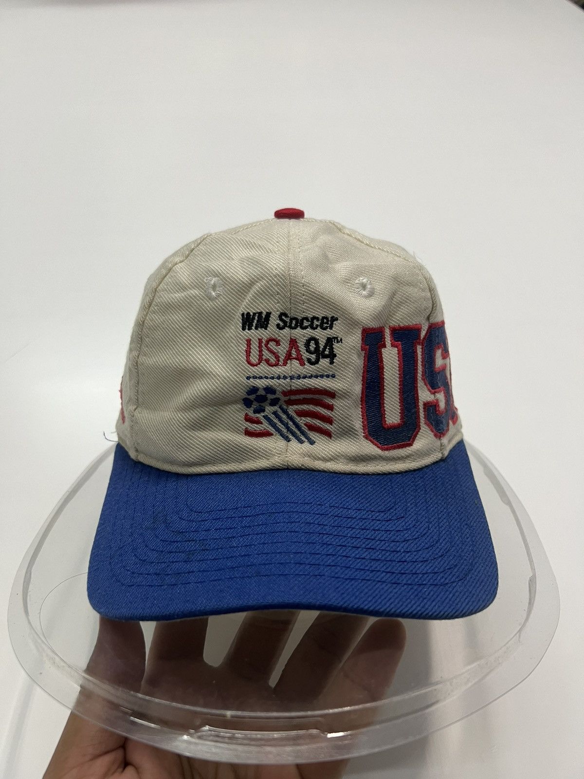 Vintage VINTAGE WORLD CUP USA 1994 CAP USA TEAM Size ONE SIZE - 2 Thumbnail