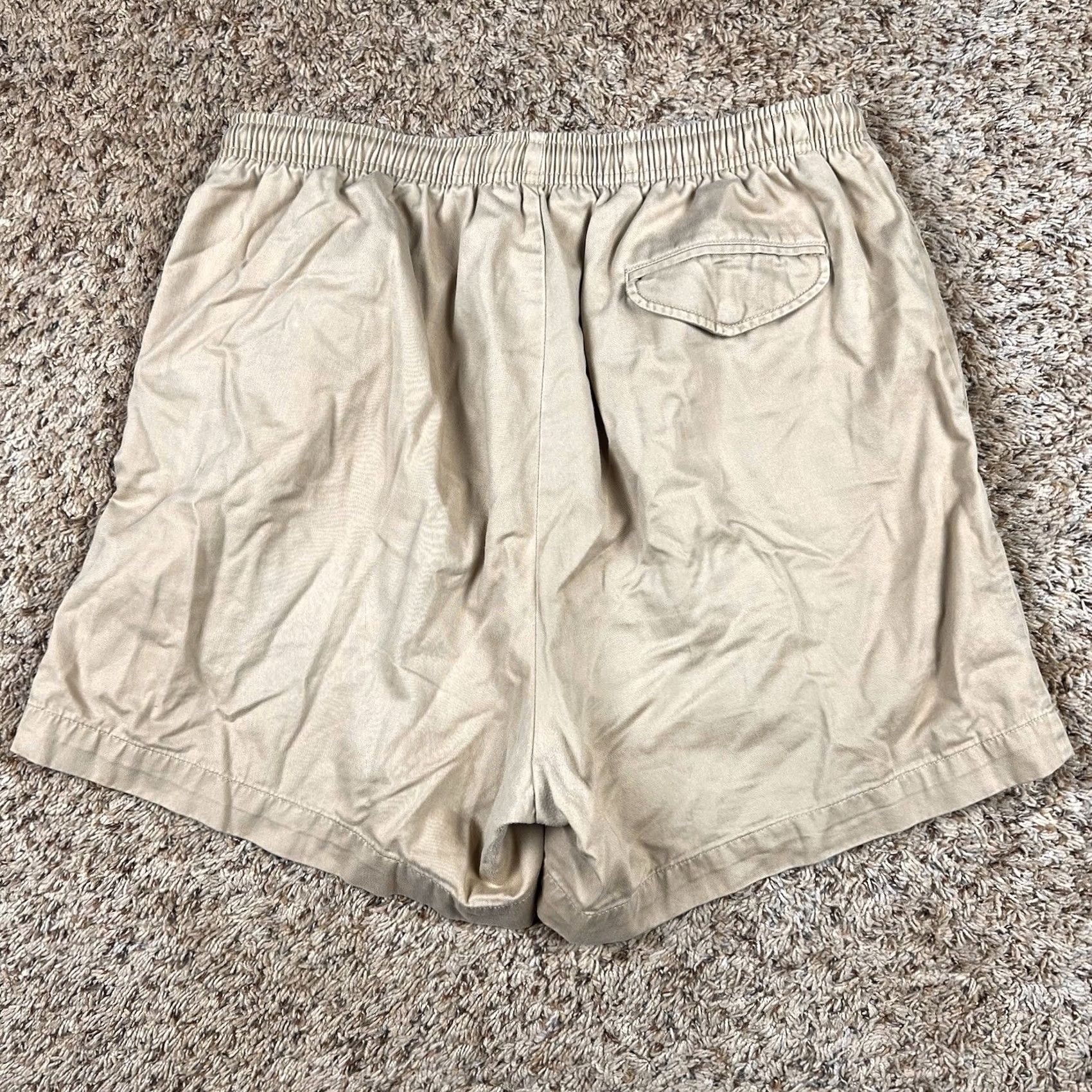 Polo Ralph Lauren Polo Ralph Lauren Chino Shorts Khaki Stretch Classic Fit XL Mens Green Pony Size US XL / EU 56 / 4 - 3 Thumbnail