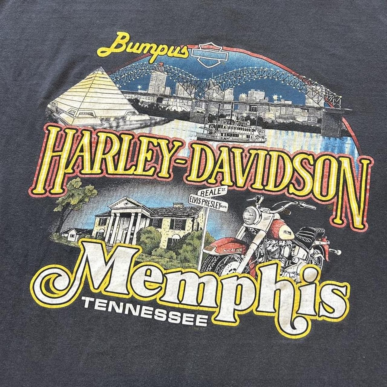 Harley Davidson Vintage Harley Davidson Faded Black T Shirt Size L Size US L / EU 52-54 / 3 - 5 Thumbnail