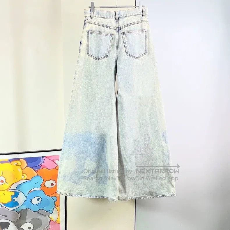 Chanel Chanel 22P animal pattern wide-leg jeans Size 24" / US 00 / IT 34 - 3 Thumbnail