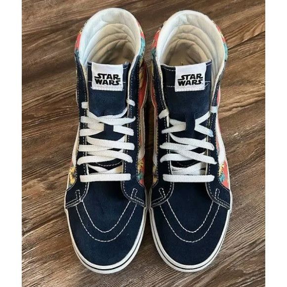 Vans X Star Wars Yoda Aloha Sk8 High Shoes Women's Size 9