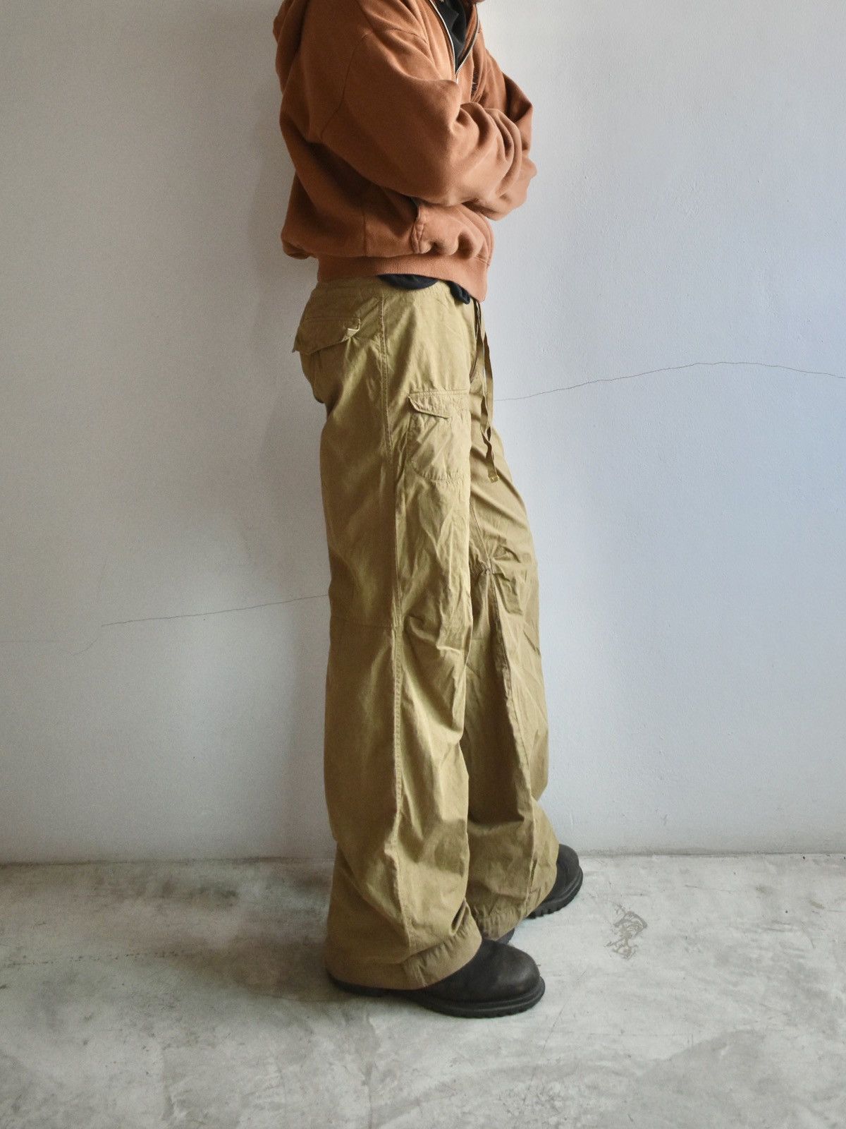 45rpm × Vintage 45rpm Ripstop Flared Pants Size US 30 / EU 46 - 7 Thumbnail
