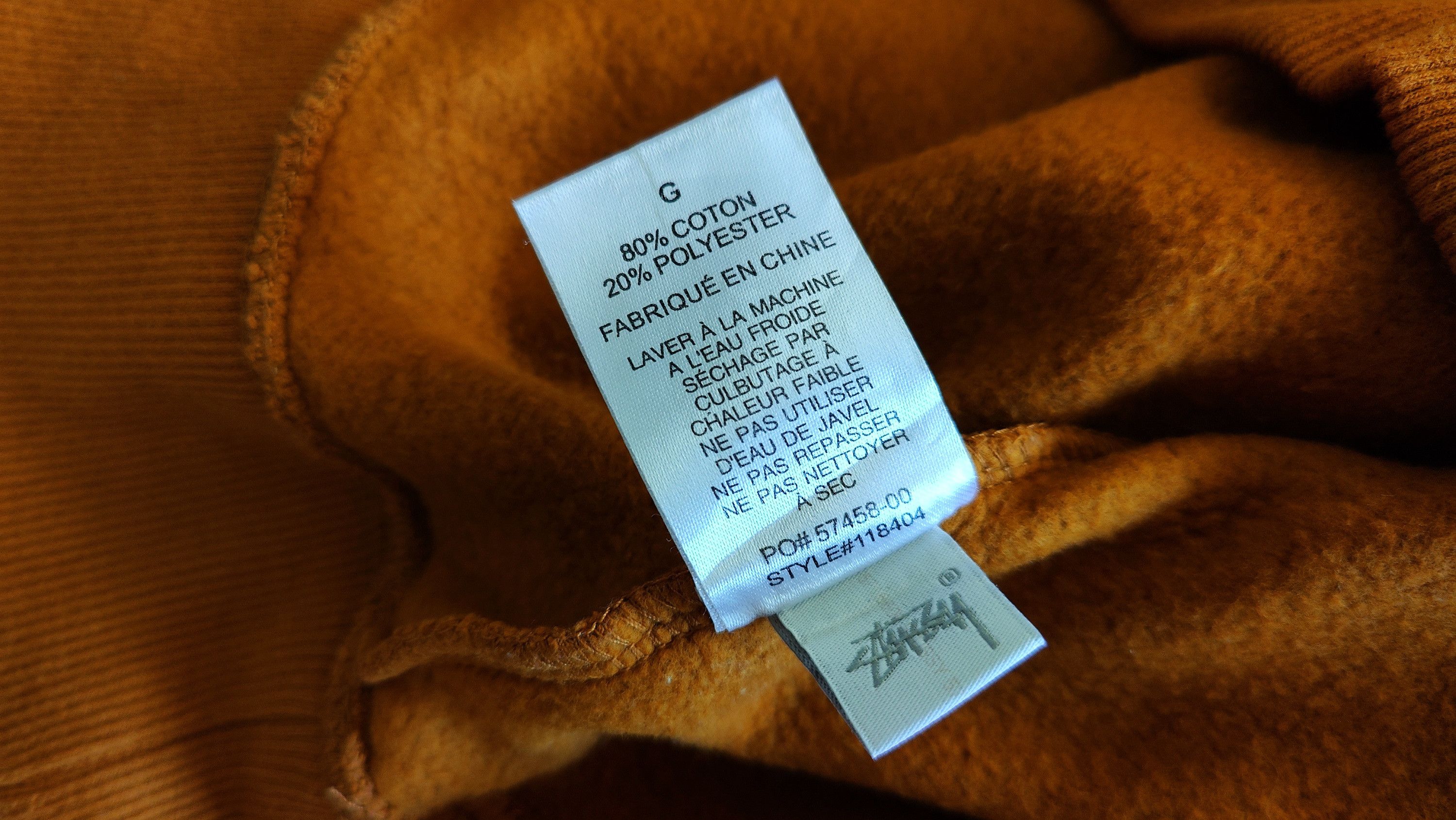 Stussy Stussy Lion Post Modern Roots Brown Sweatshirt Hoodie Size US L / EU 52-54 / 3 - 7 Thumbnail