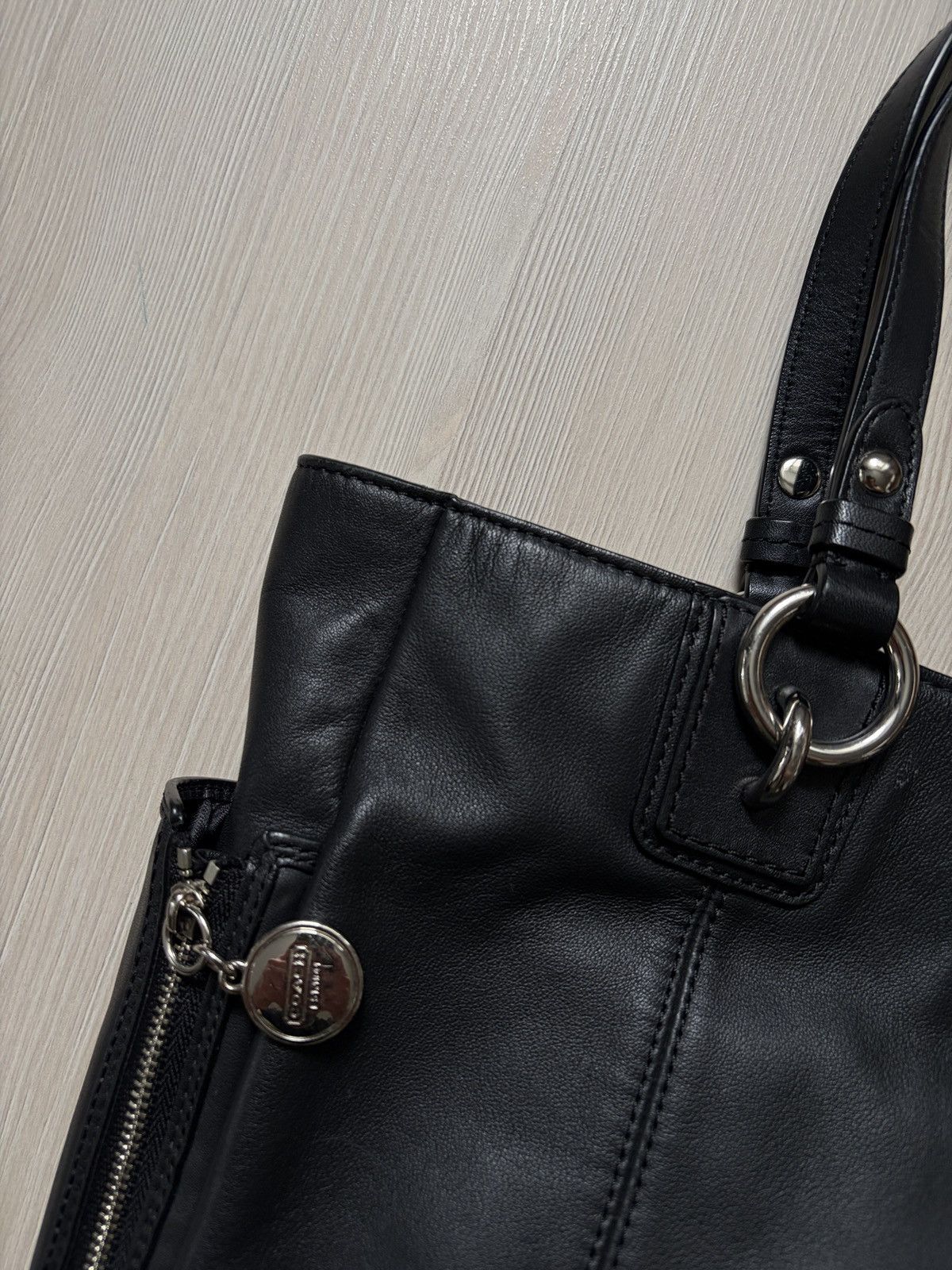 Coach COACH East West Gallery Leather Tote Bag Size ONE SIZE - 4 Thumbnail
