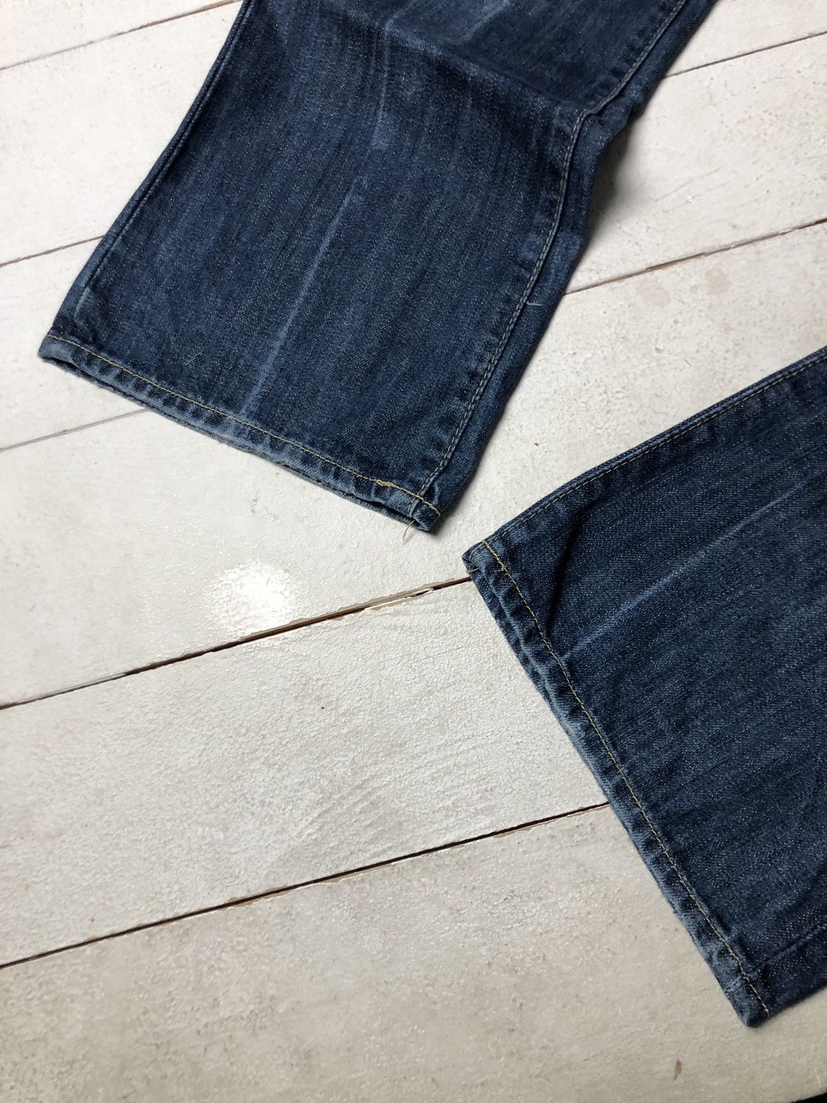 Jack & Jones Japanese Style Achieve Clothing Y2K Destroy Opium Bootcut Size US 32 / EU 48 - 6 Thumbnail