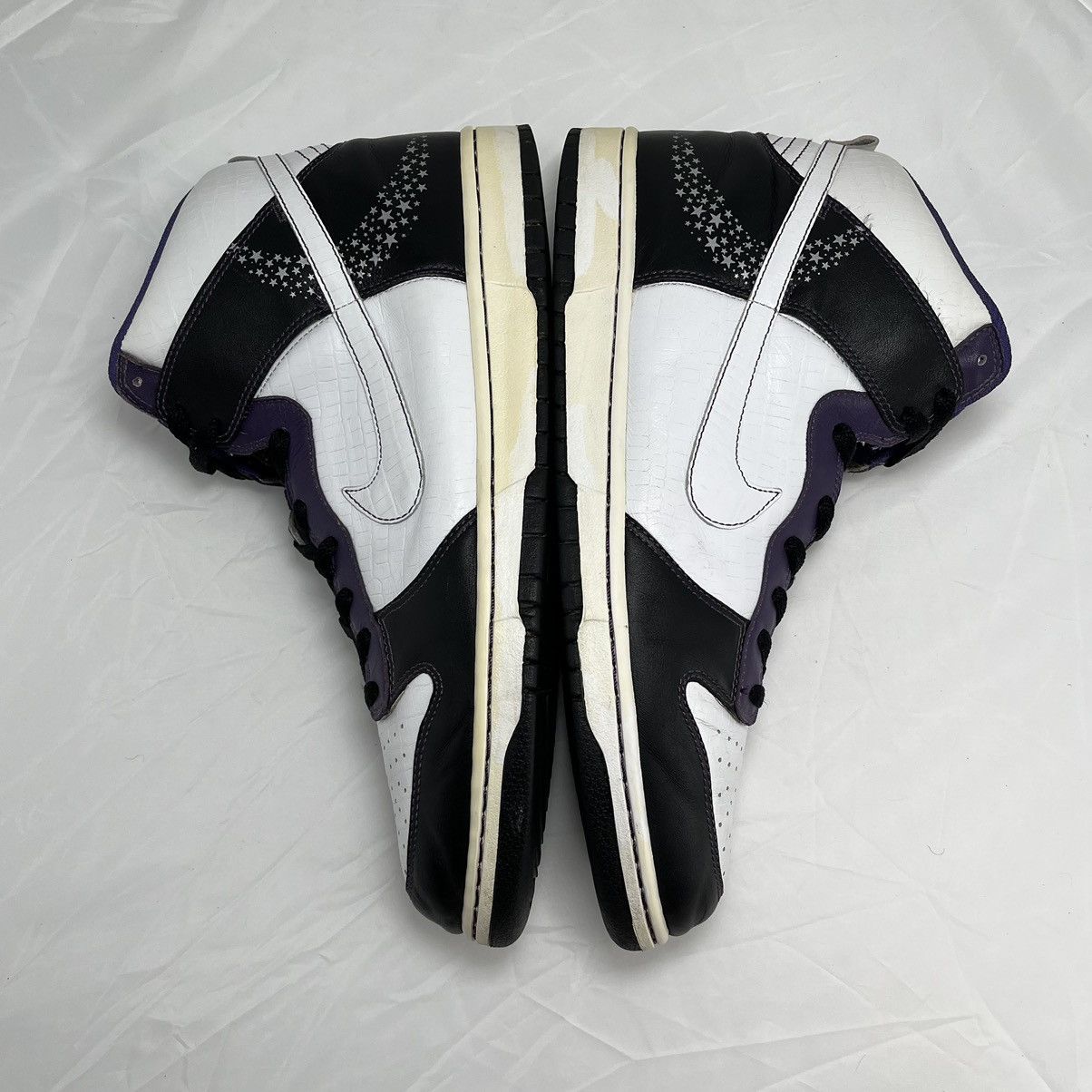 Nike × Vintage Vintage Rare 2006 Nike Dunk High Quasar Moon and Stars Drip Size US 13 / EU 46 - 11 Thumbnail