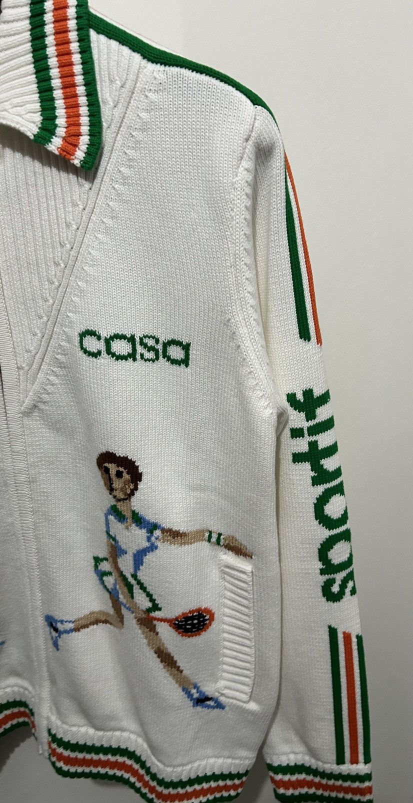 Casablanca Casablanca KNIT LE JEU INTARSIA KNIT JACKET Medium Size US M / EU 48-50 / 2 - 3 Thumbnail