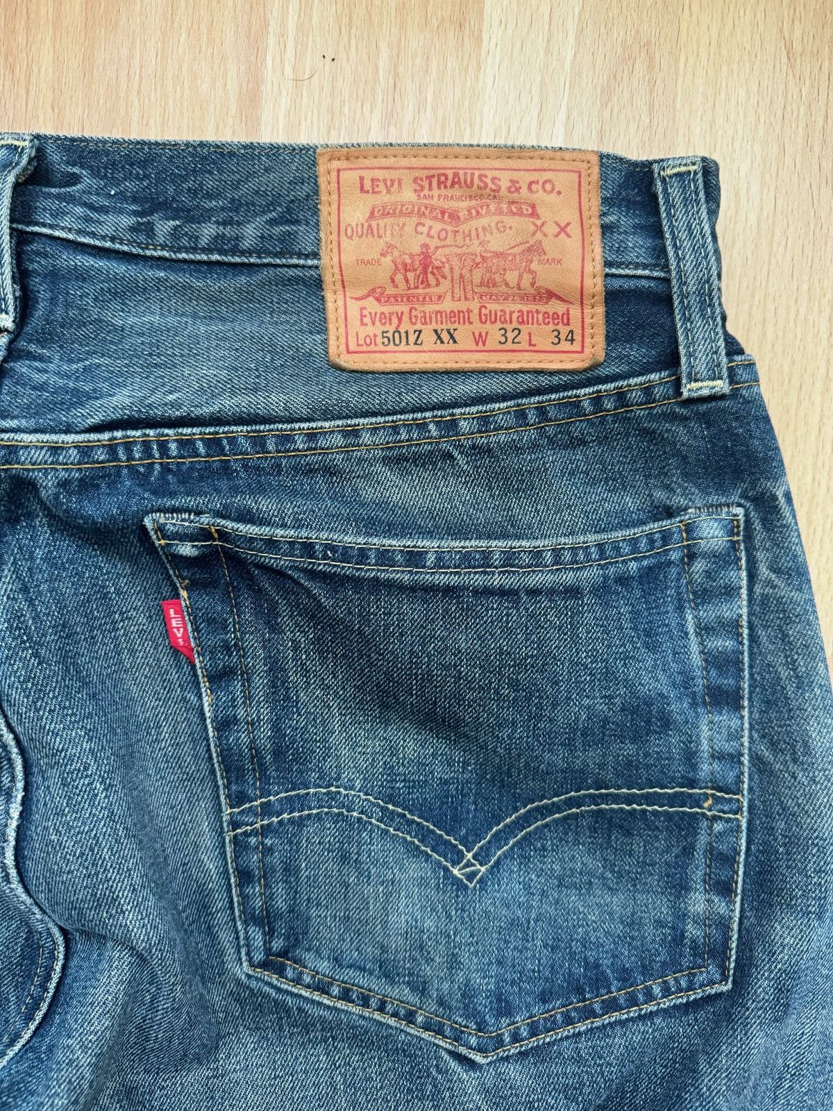 Levi's × Levi's Vintage Clothing × Vintage Levi‘s Big E vintage Selvedge Denim jeans Size US 32 / EU 48 - 9 Thumbnail