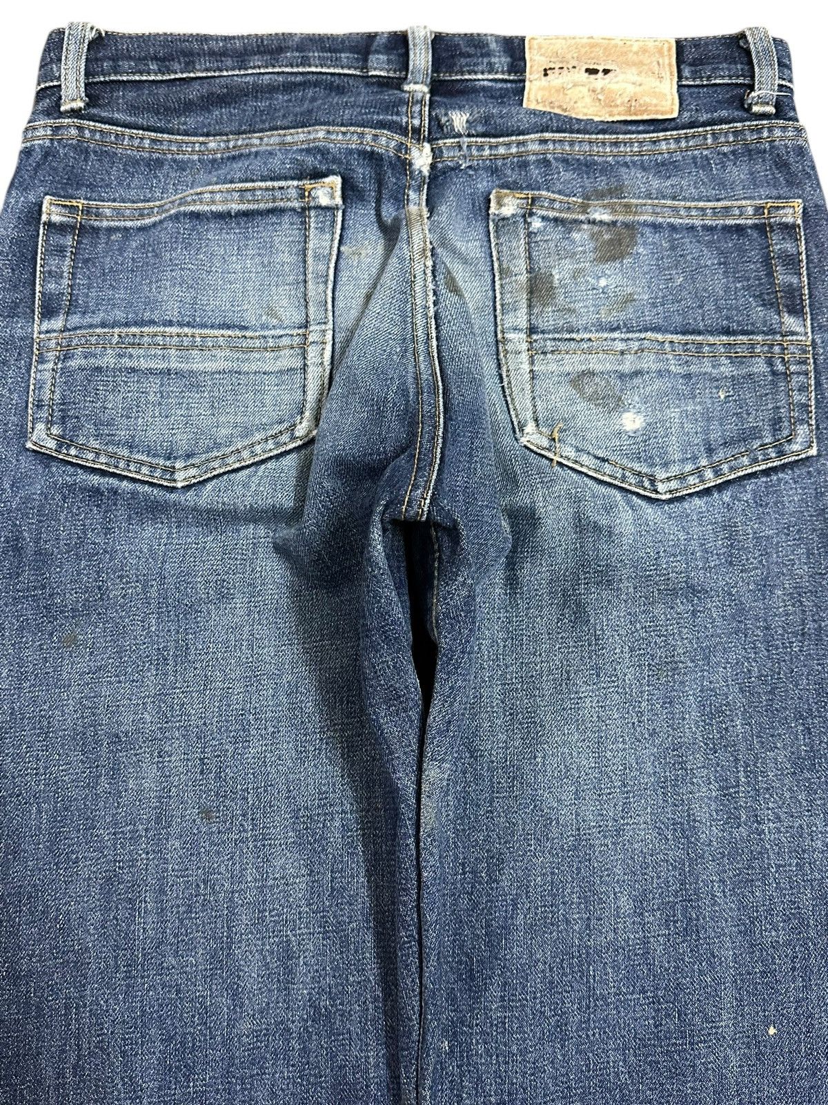 Japanese Brand Vintage Paul Smith Selvedge Faded Mud Wash Style Jeans Size US 31 - 6 Thumbnail