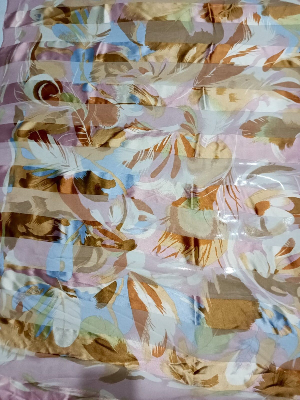 Pierre Balmain PIERRE BALMAIN PARIS Flowers Pink Gold Vintage Silk Scarf Size ONE SIZE - 9 Thumbnail