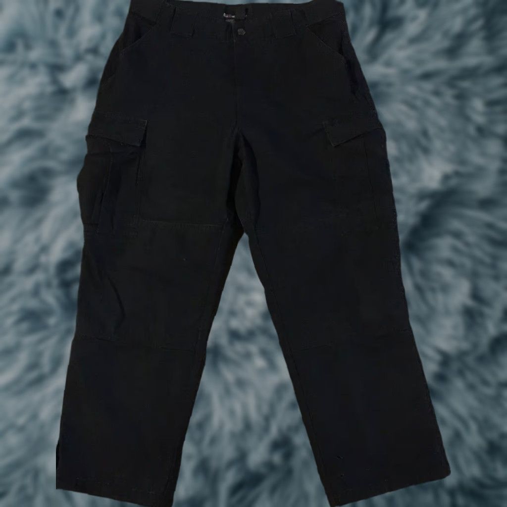 Vintage Vtg Work 511 Cargo Pants Shirt Mens L Navy Blue 90s Grunge Skater Distressed Baggy Vintage 511 Distressed Cargo Pants Large Short 90s Y2K Size US 33 - 1 Thumbnail