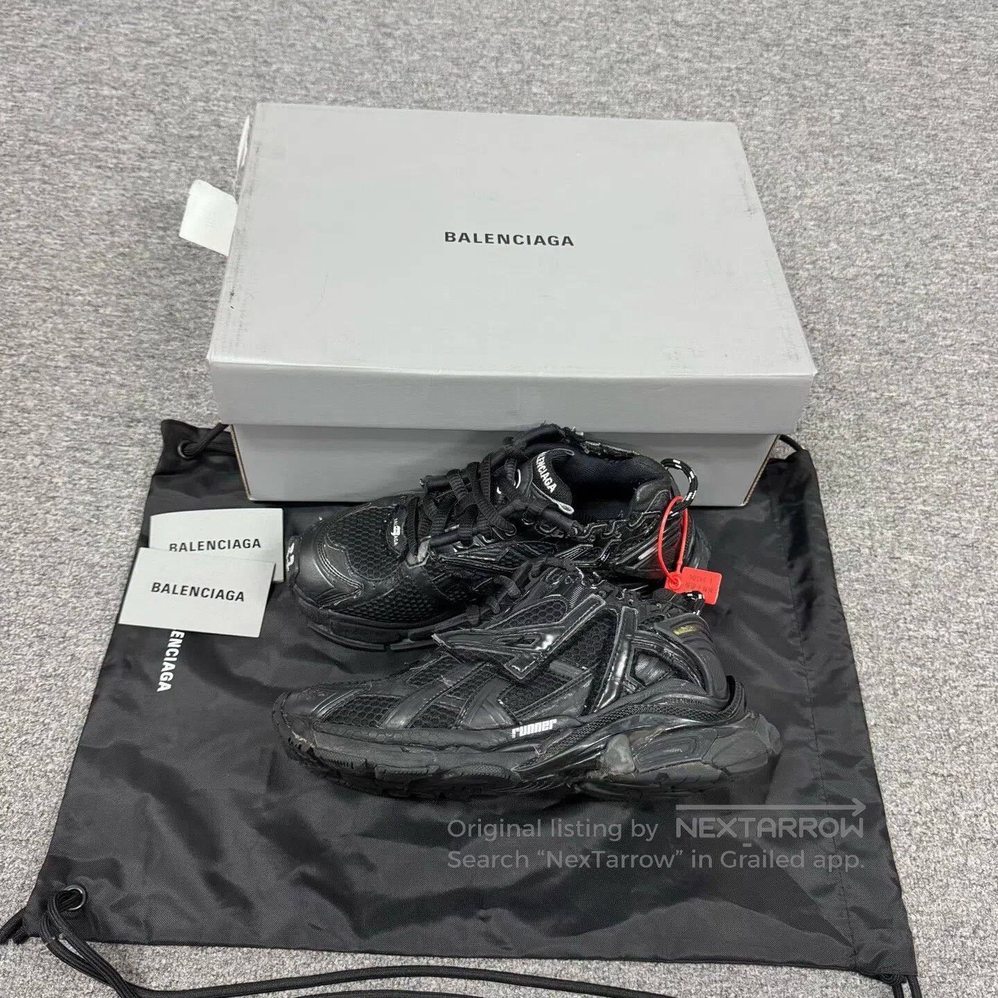 Balenciaga Balenciaga Runner's low-top sneakers| Size US 6.5 / IT 36.5 - 1 Thumbnail