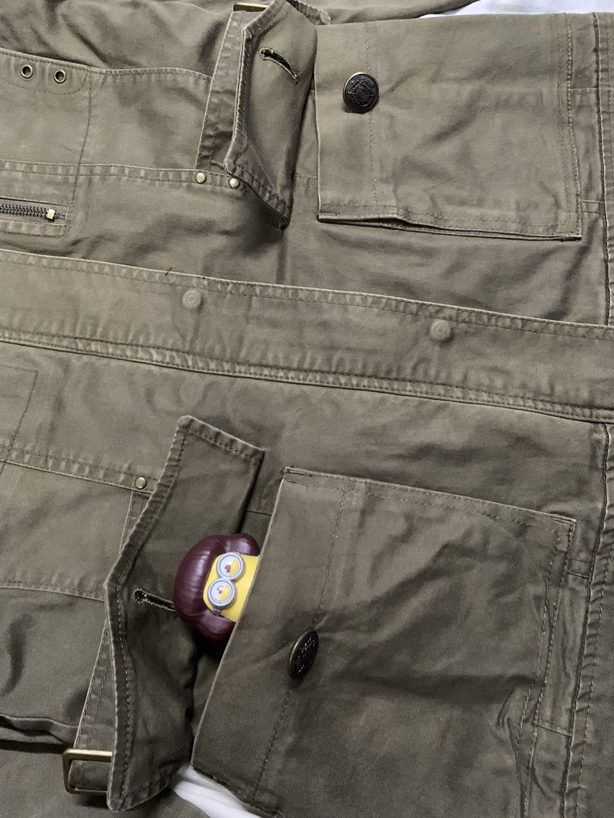 Japanese Brand Luiez Multipockets Buckle Bondage Punk Jacket