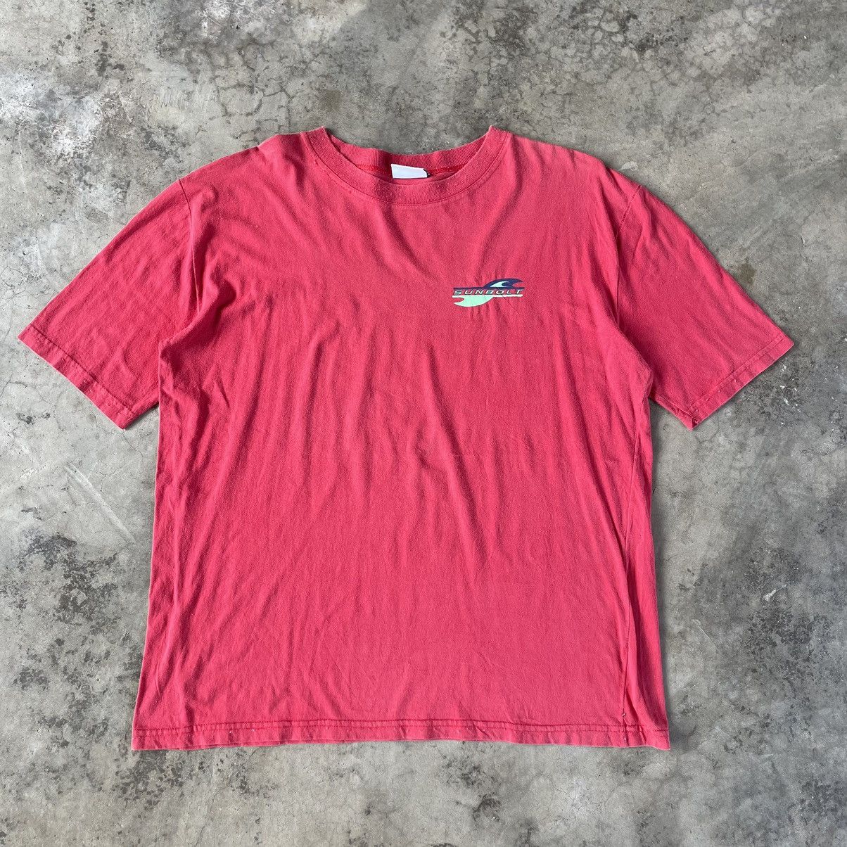 Vintage 🔥🔥Vintage Sun Bolt Big Logo Air Waves Surfing Tee Size US L / EU 52-54 / 3 - 3 Thumbnail