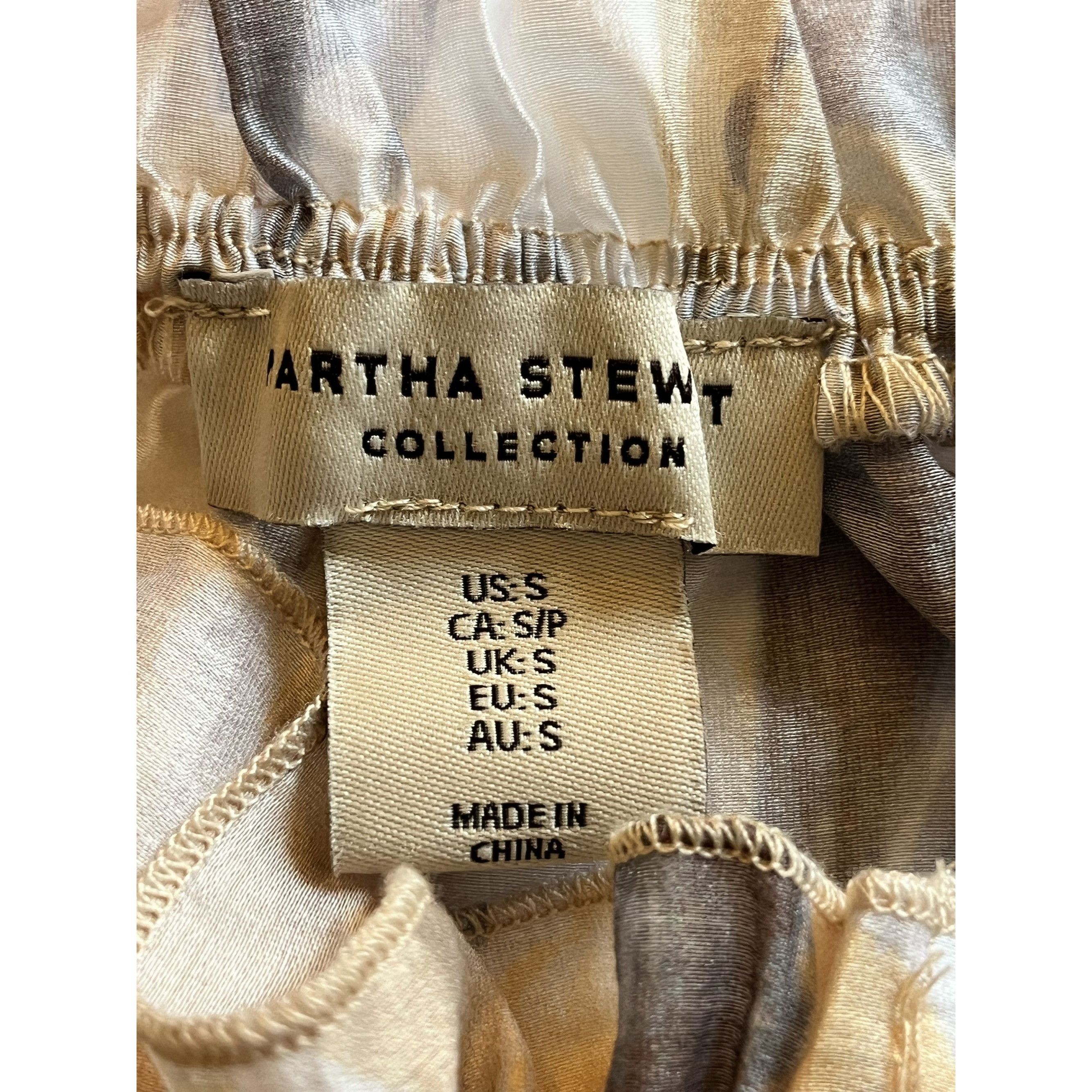 Other Martha Stewart Abstract Floral Sheer Blouse Top Womens Size Size S / US 4 / IT 40 - 6 Thumbnail
