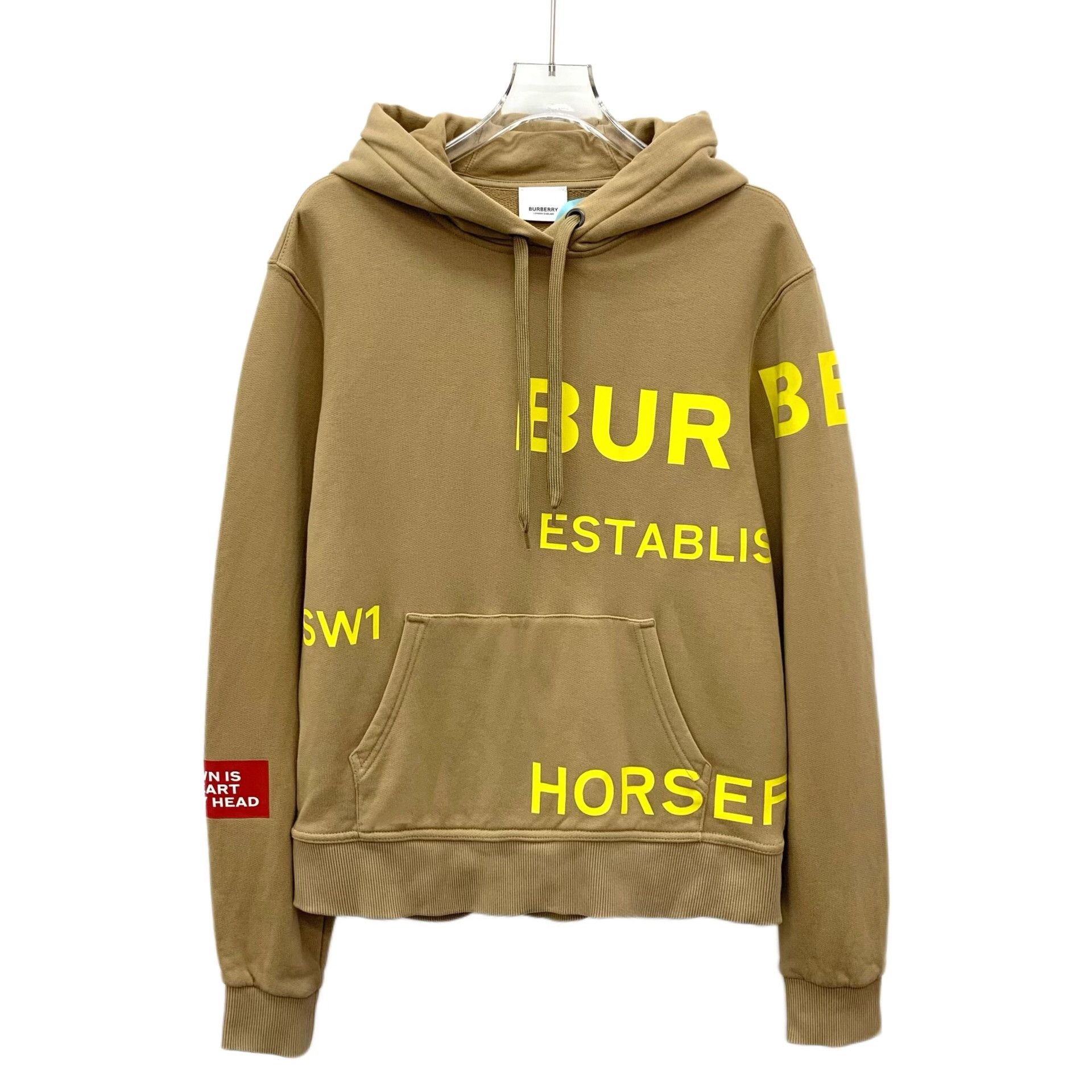 Burberry Burberry Retro Printed Brown Hoodie XS Men Size US XS / EU 42 / 0 - 1 Thumbnail
