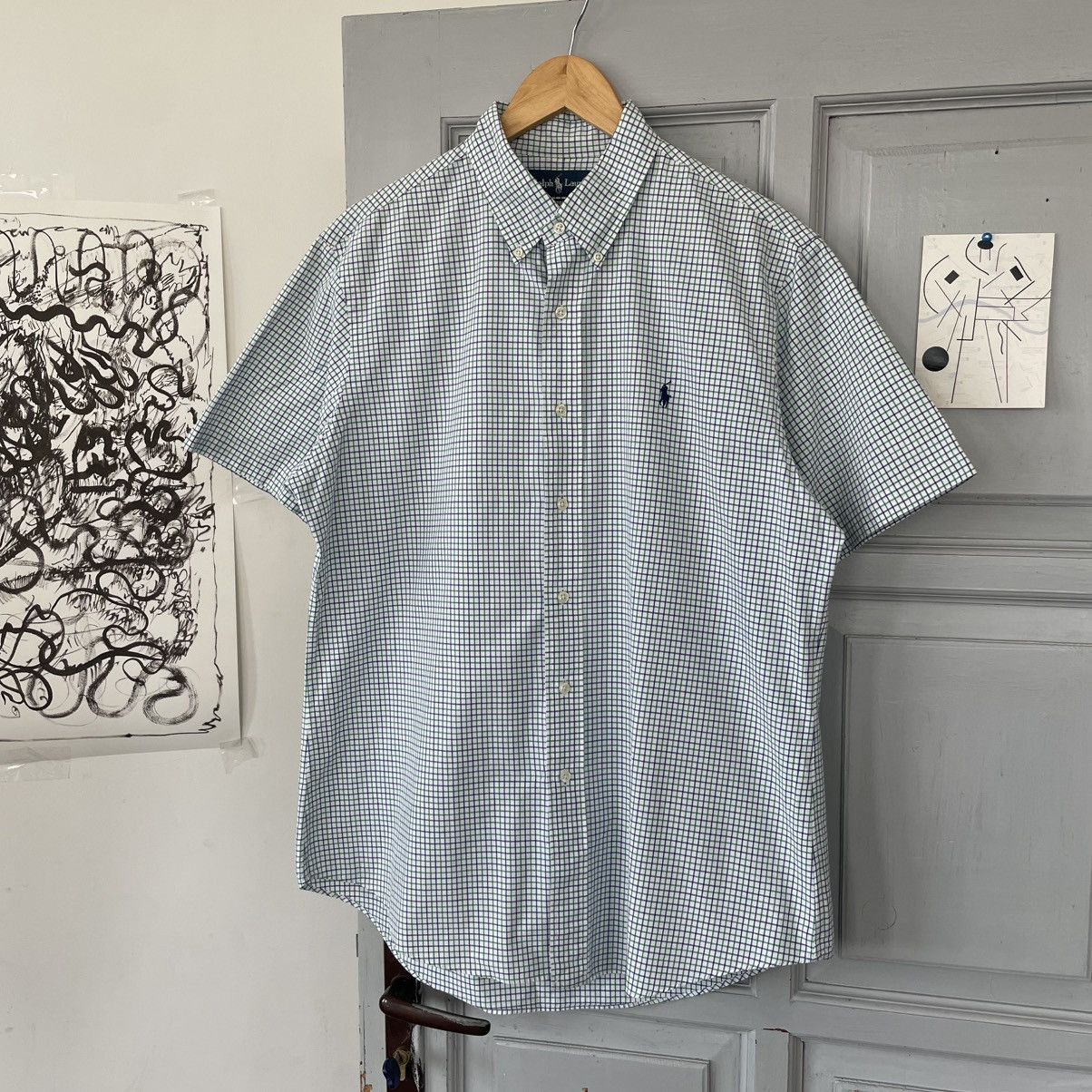 Polo Ralph Lauren × Vintage Vintage Polo Ralph Lauren Short sleeve shirt size L Size US L / EU 52-54 / 3 - 1 Thumbnail