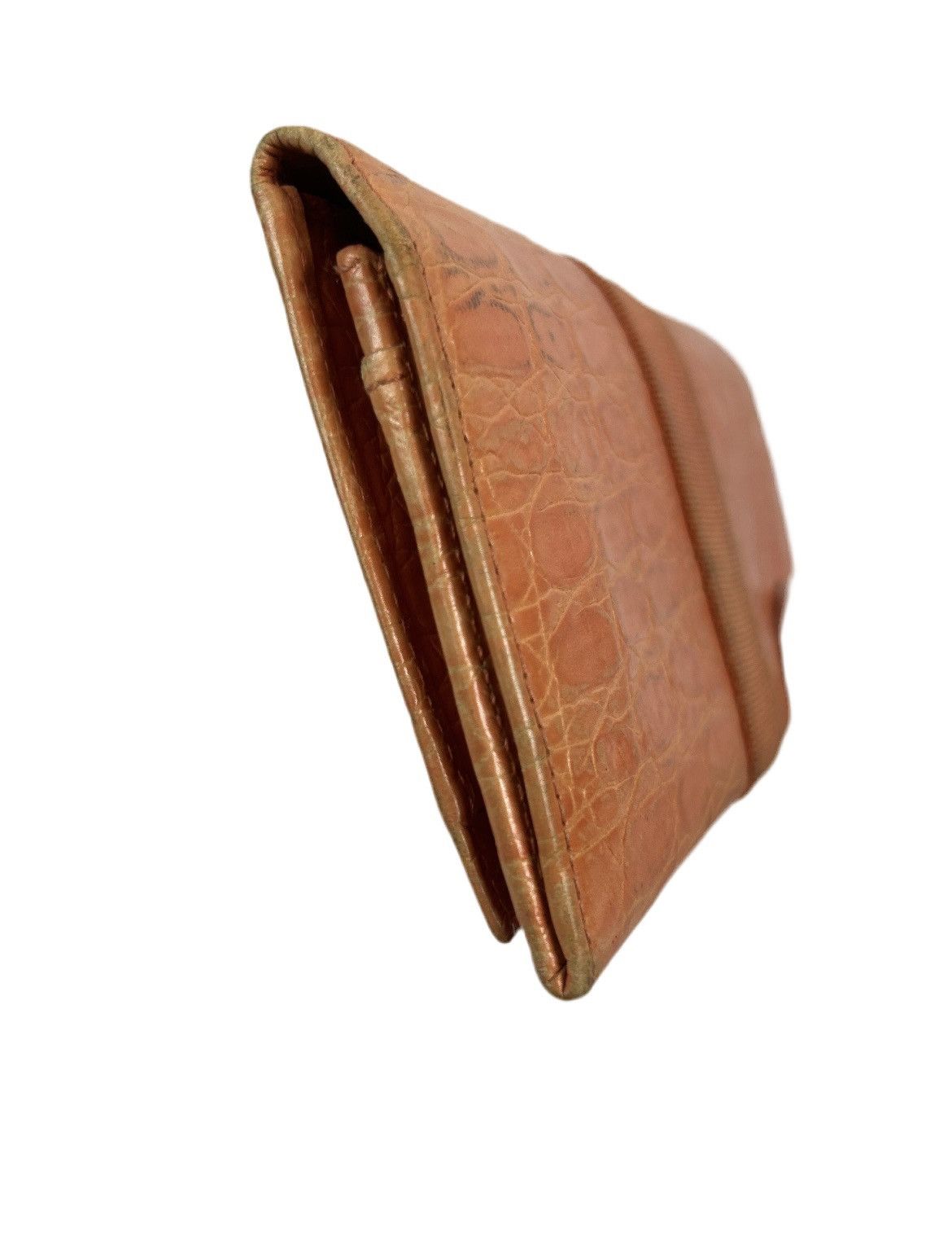 Salvatore Ferragamo Ferragamo Orange Leather Long Wallet Size ONE SIZE - 7 Thumbnail