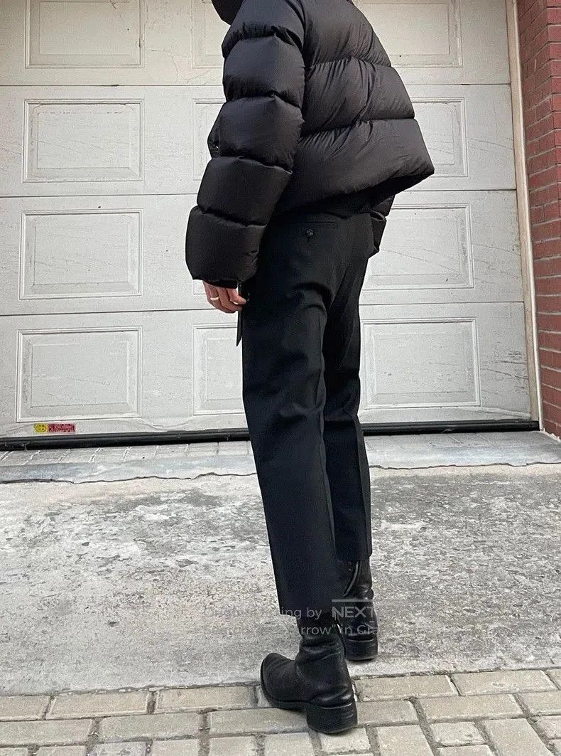 Rick Owens Rick Owens Cropped Wool Astaire Pants. Size US 32 / EU 48 - 6 Thumbnail