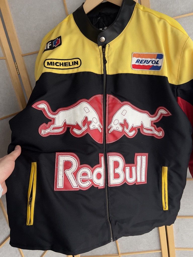 Red Bull CRAZY! Red Bull Vintage 2000s Racing bomber jacket baggy y2k Size US L / EU 52-54 / 3 - 10 Thumbnail