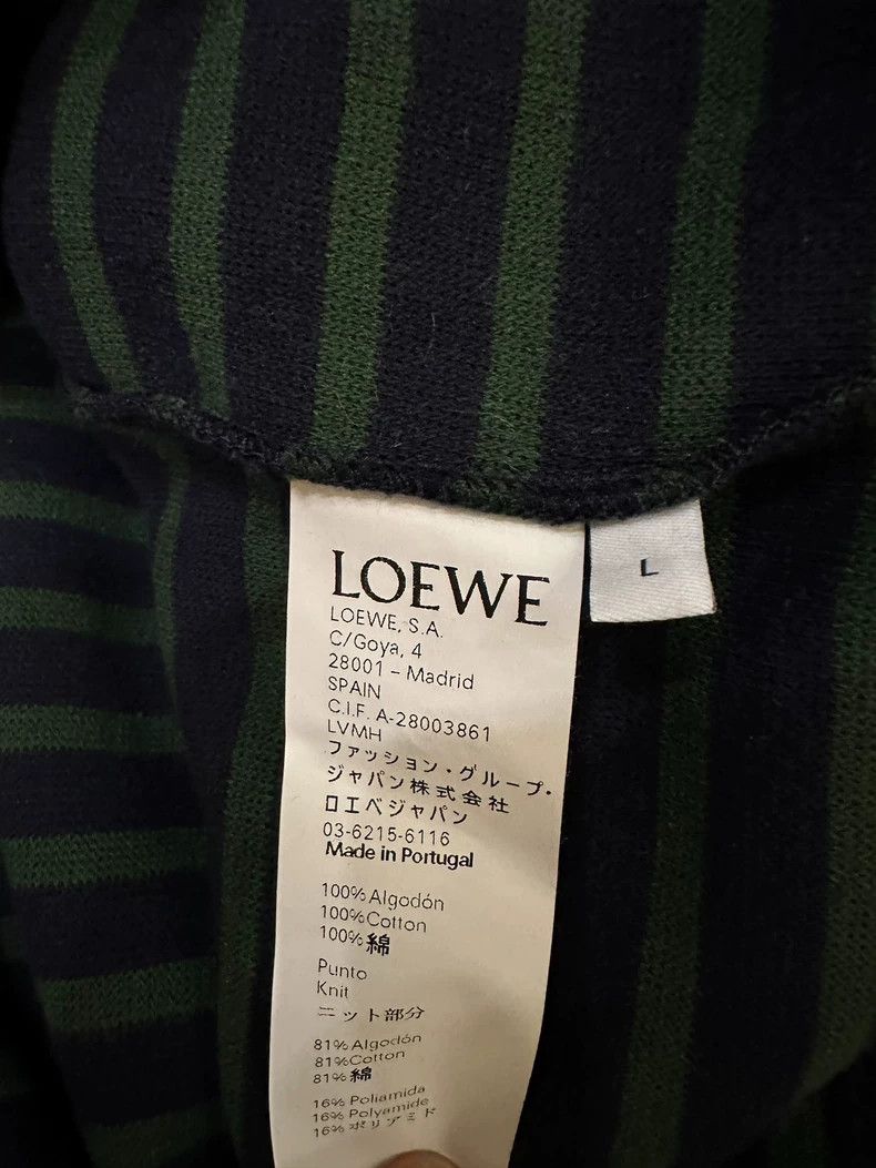 Loewe LOEWE Striped logo fleece Size L / US 10 / IT 46 - 4 Thumbnail