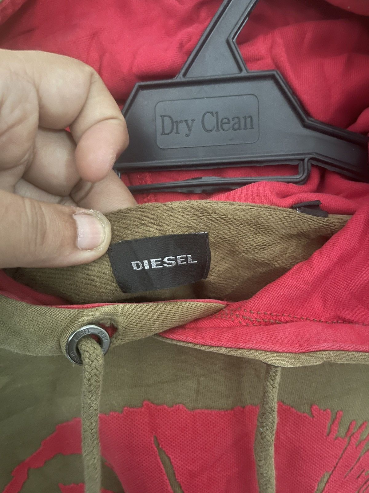 Diesel Diesel Punk Embroidered Big Logo Hoodie Size US L / EU 52-54 / 3 - 3 Thumbnail