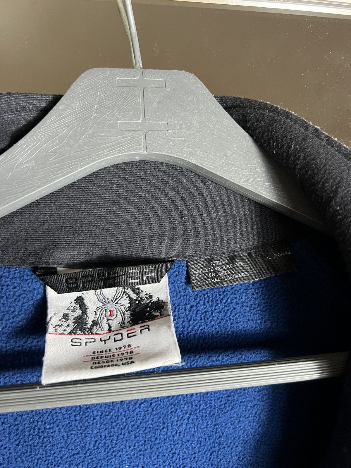 Spyder Spyder Vintage Fleece Pullover BlueBlack Half-Zip XL-Xxl Y2K Size US XL / EU 56 / 4 - 6 Thumbnail
