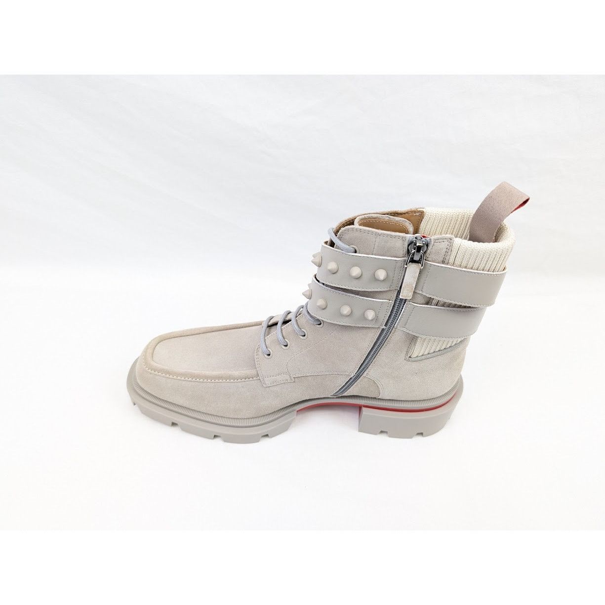Christian Louboutin o1rshd1 Calf Our Fight Flat Boots in Goose Size US 10 / EU 43 - 12 Thumbnail