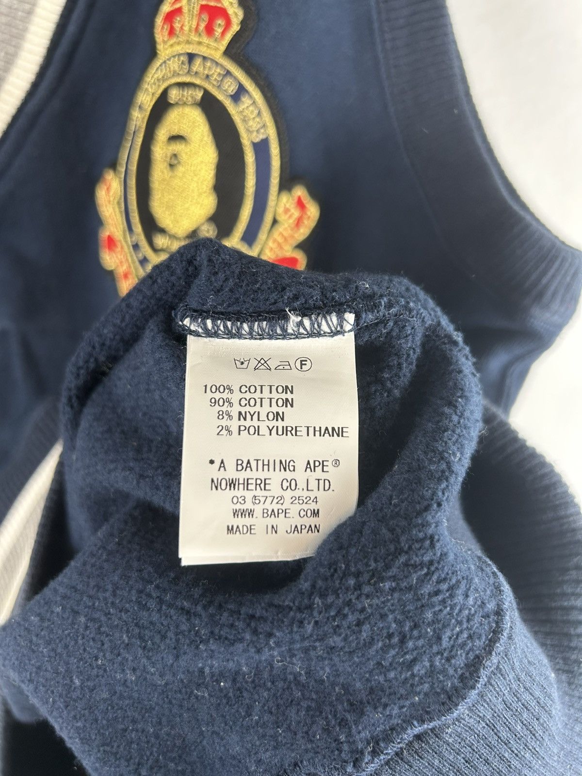 Bape Bape Emblem Vest Size US M / EU 48-50 / 2 - 7 Thumbnail
