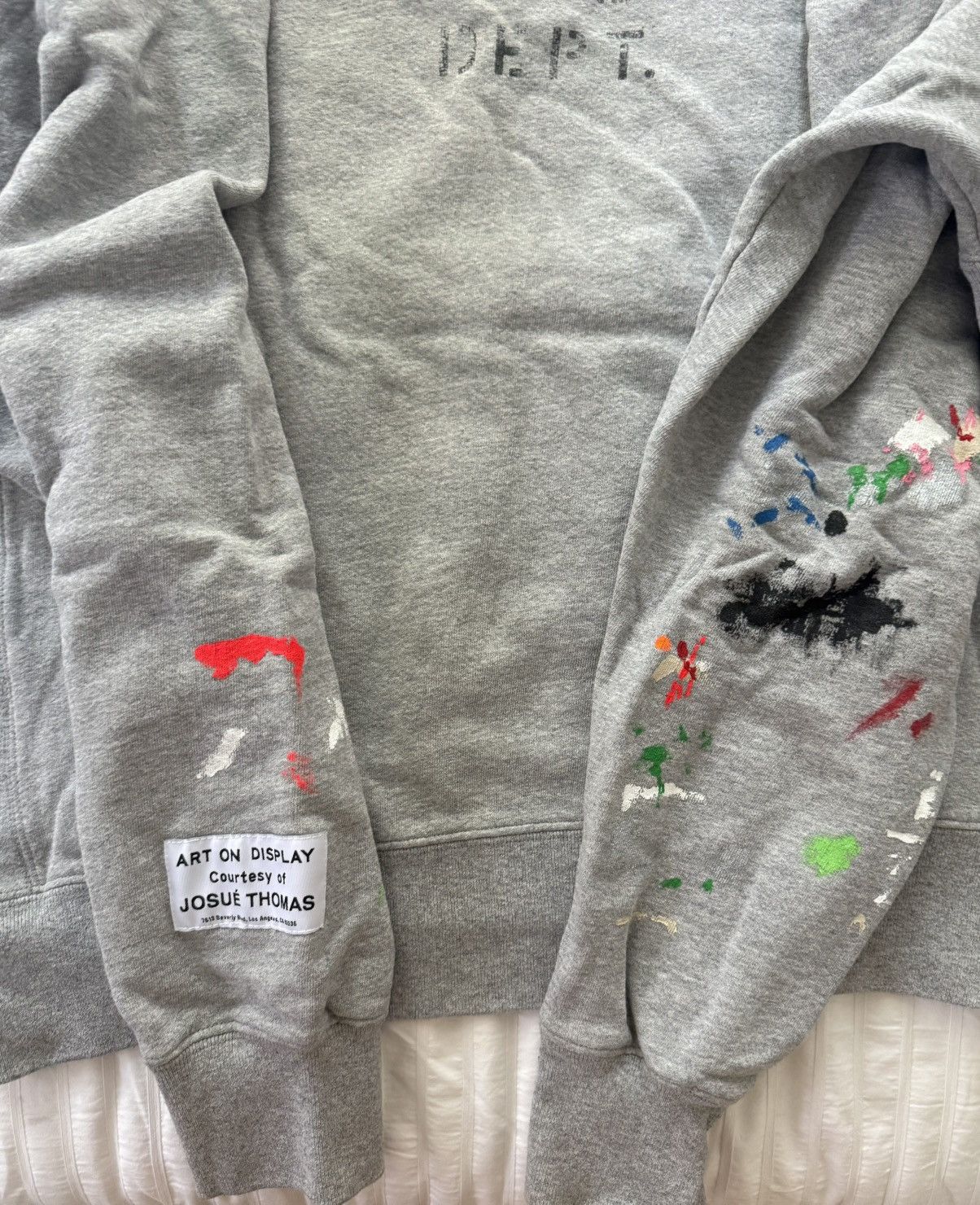 Gallery Dept. DEPT LOGO PAINTED HOODIE. Size US L / EU 52-54 / 3 - 2 Thumbnail