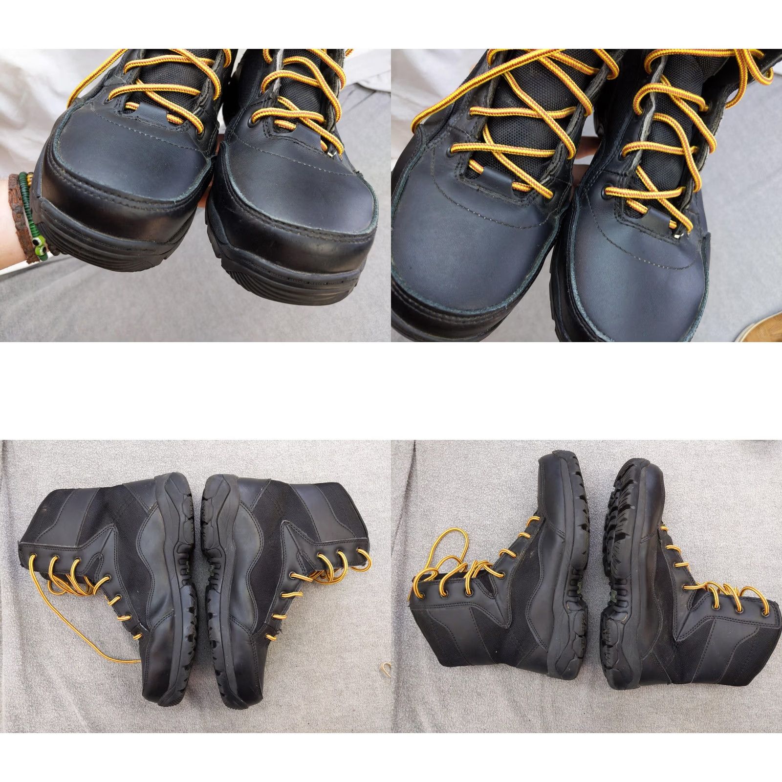 Vintage Interceptor Boots Mens Size 8.5 Black Work Tactical Slip Resistant ASTM F2413-18 Size US 9 / EU 42 - 8 Thumbnail