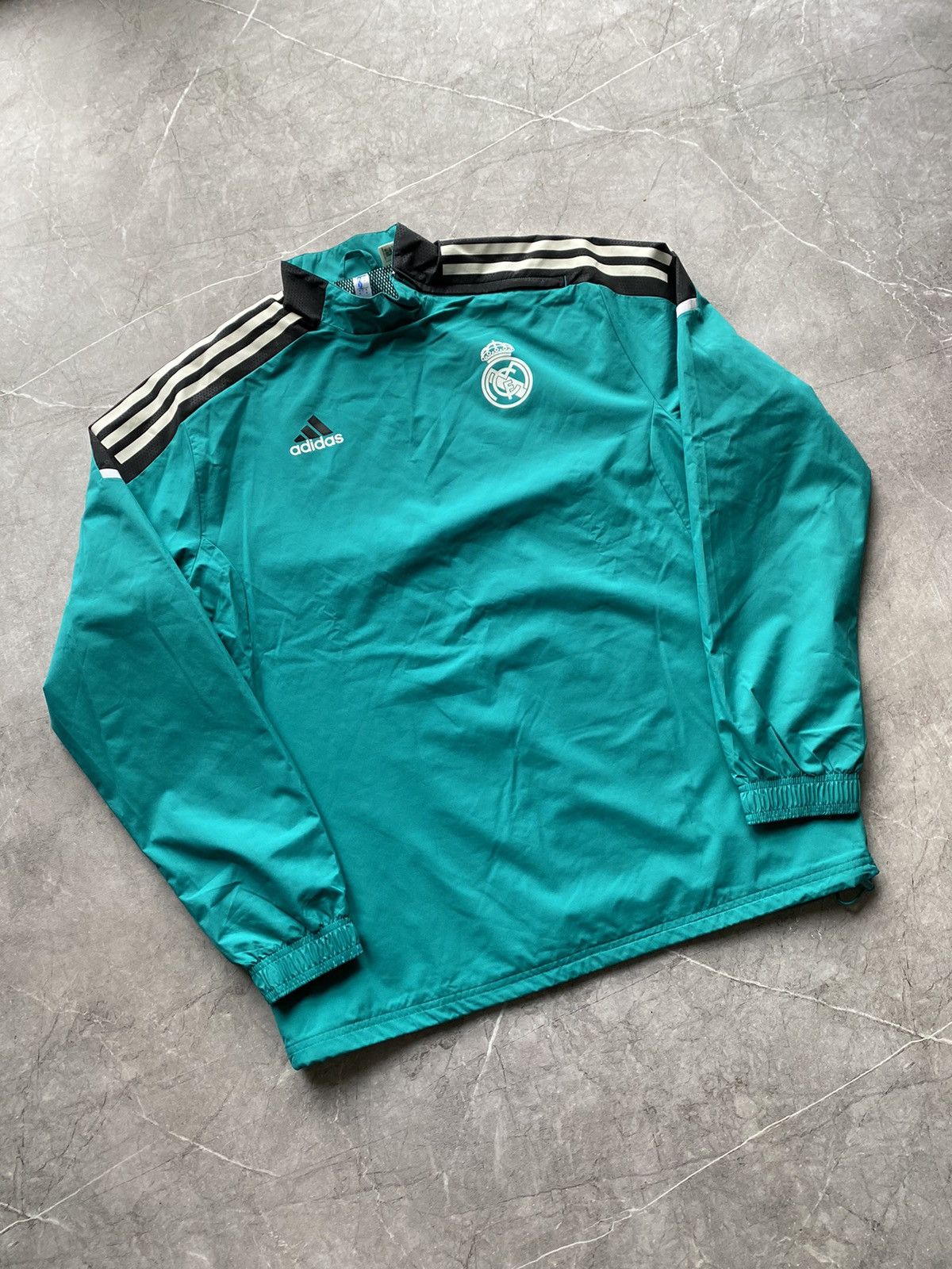 Adidas Adidas 2021-22 Real Madrid Training Zip Drill Top Sweatshirt Size US M / EU 48-50 / 2 - 1 Thumbnail