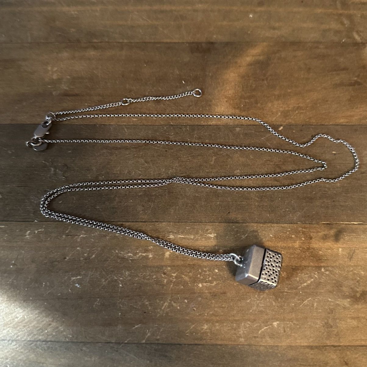 Madewell Madewell box pendant necklace Size ONE SIZE - 2 Thumbnail