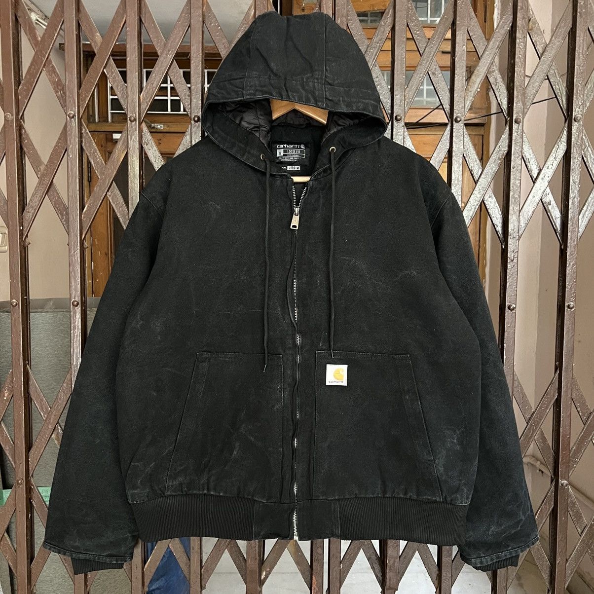 Carhartt Vintage Carhartt Active Jacket Black Size US XL / EU 56 / 4 - 1 Thumbnail