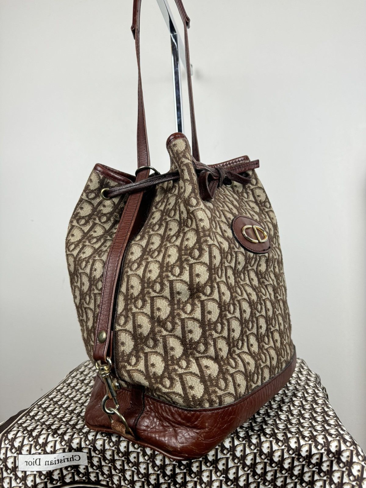 Christian Dior Monsieur Leather shoulder bag Christian Dior 90s original luxury Size ONE SIZE - 4 Thumbnail