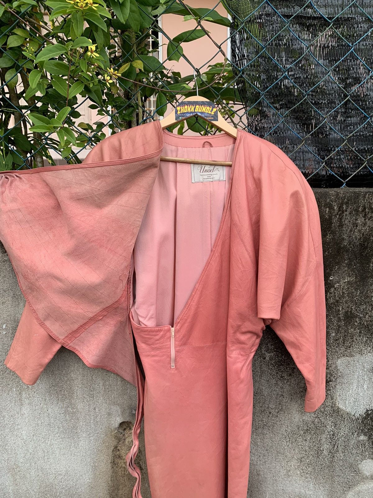 Japanese Brand × Vintage Vintage Genuine Leather Dress Size M / US 6-8 / IT 42-44 - 6 Thumbnail