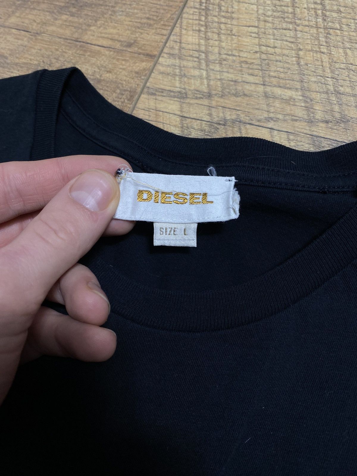 Diesel Diesel "Try To Not Die For Success" Graphic Tee Black L Size US L / EU 52-54 / 3 - 4 Thumbnail